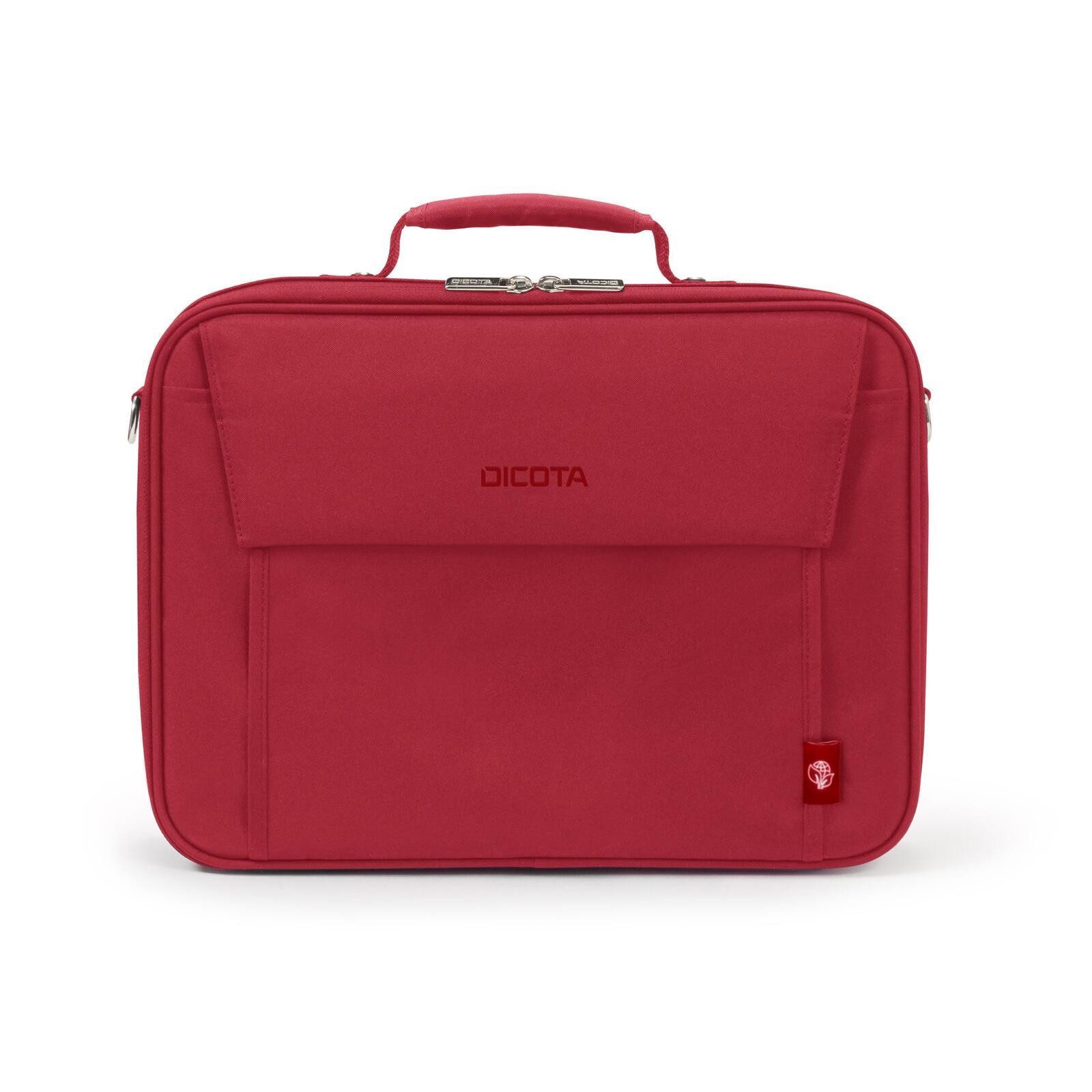 DICOTA Laptop-Hülle Dicota Laptoptasche Eco Multi BASE 15-17.3' Rot D3
