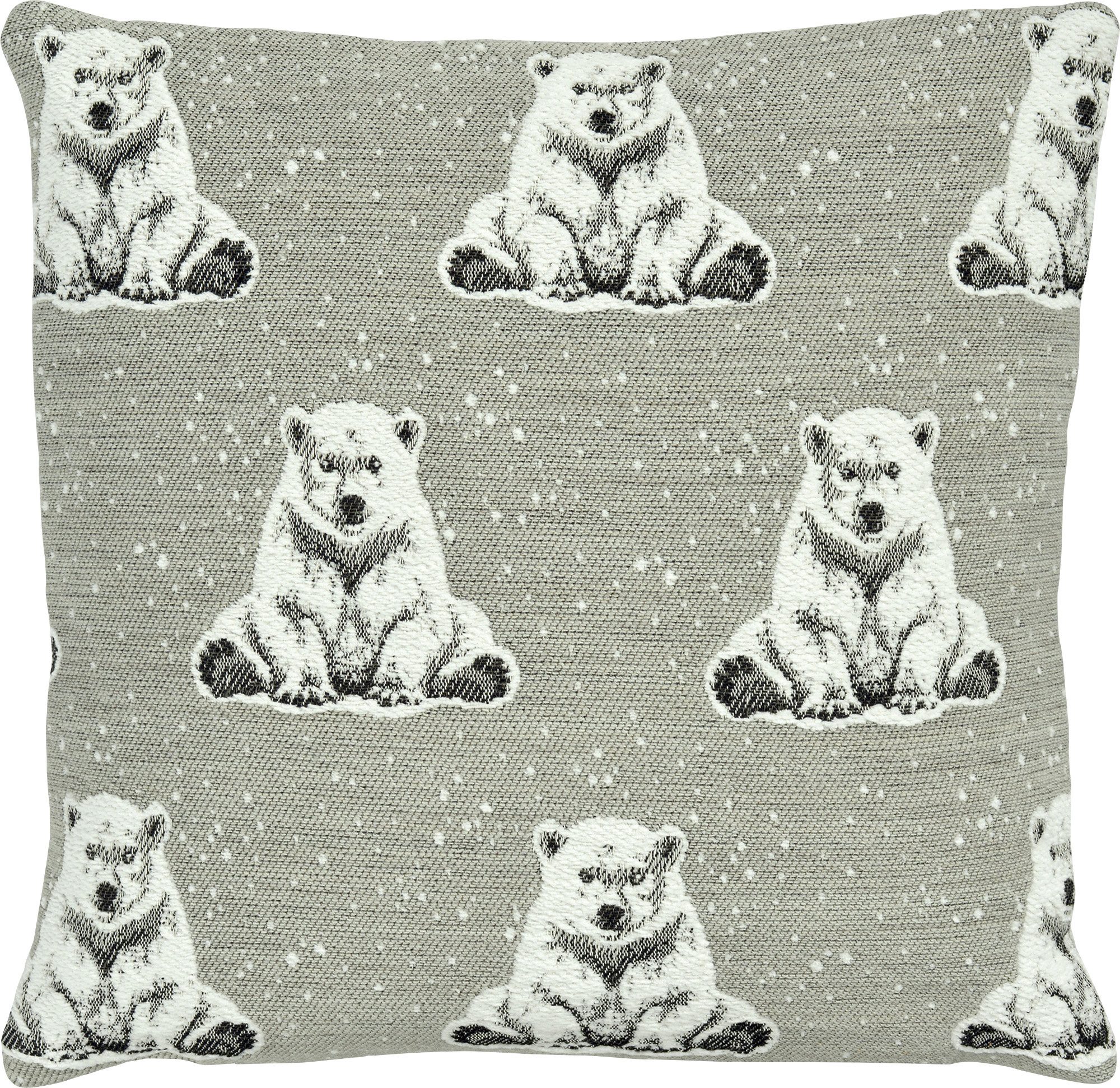 sander table + home Kissenbezug Kissenhülle "Boreas", Chenille Motiv günstig online kaufen