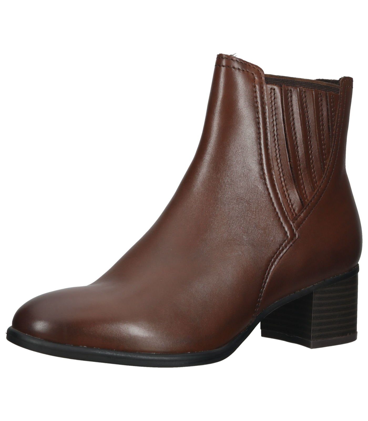 MARCO TOZZI Stiefelette Leder Chestnut Stiefelette