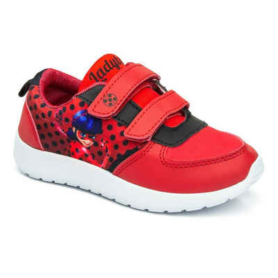 Miraculous - Ladybug Mädchenschuhe Kinder Schuhe Rot Miraculous Gr. 29 - 35 Sneaker Klettverschluss