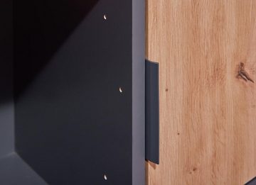 ebuy24 Sideboard Pepeto Sideboard 2 Schubladen, 2 Türen, 3 Ablagen
