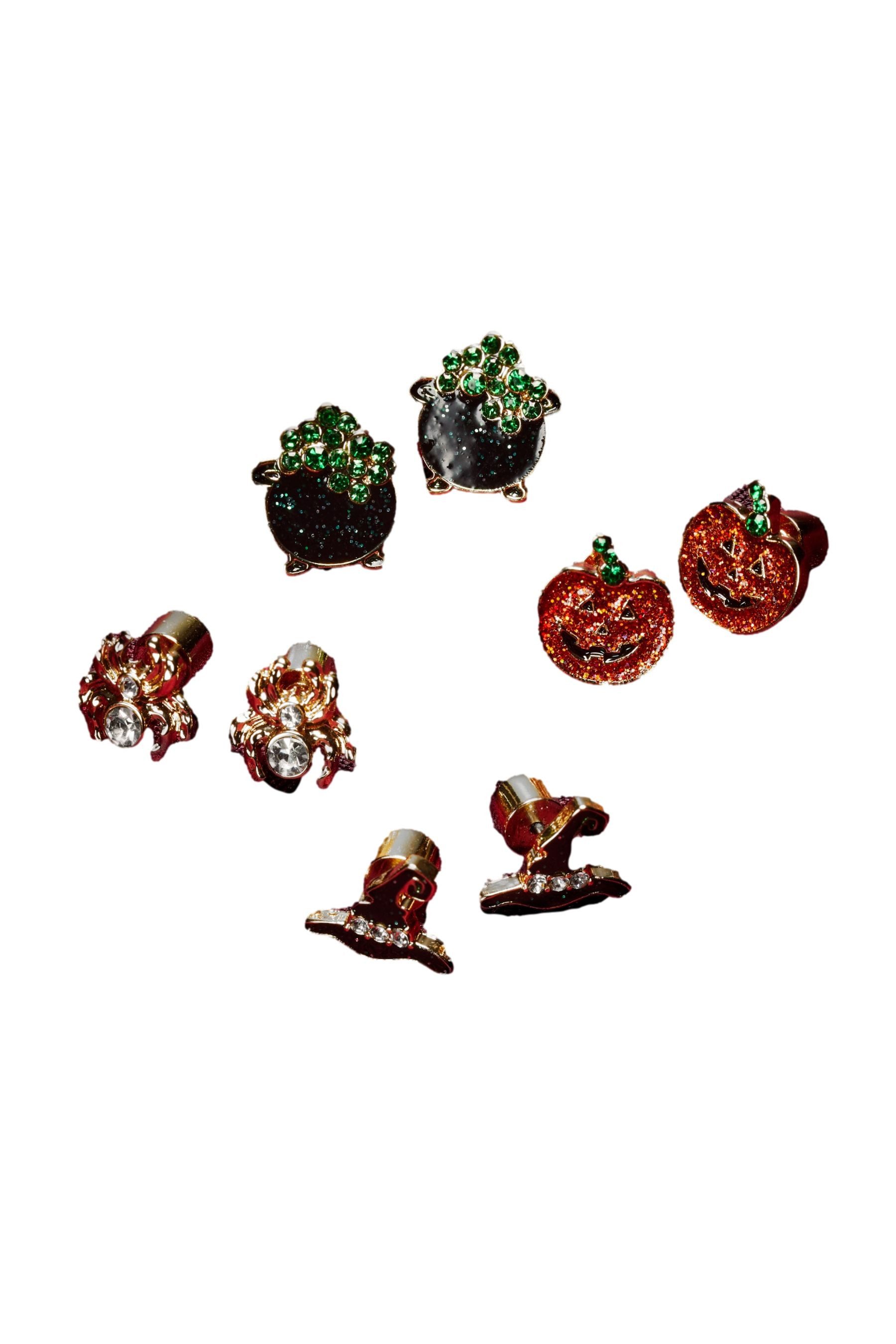 Next Ohrring-Set Ohrstecker Halloween, 4er-Pack (4-tlg)