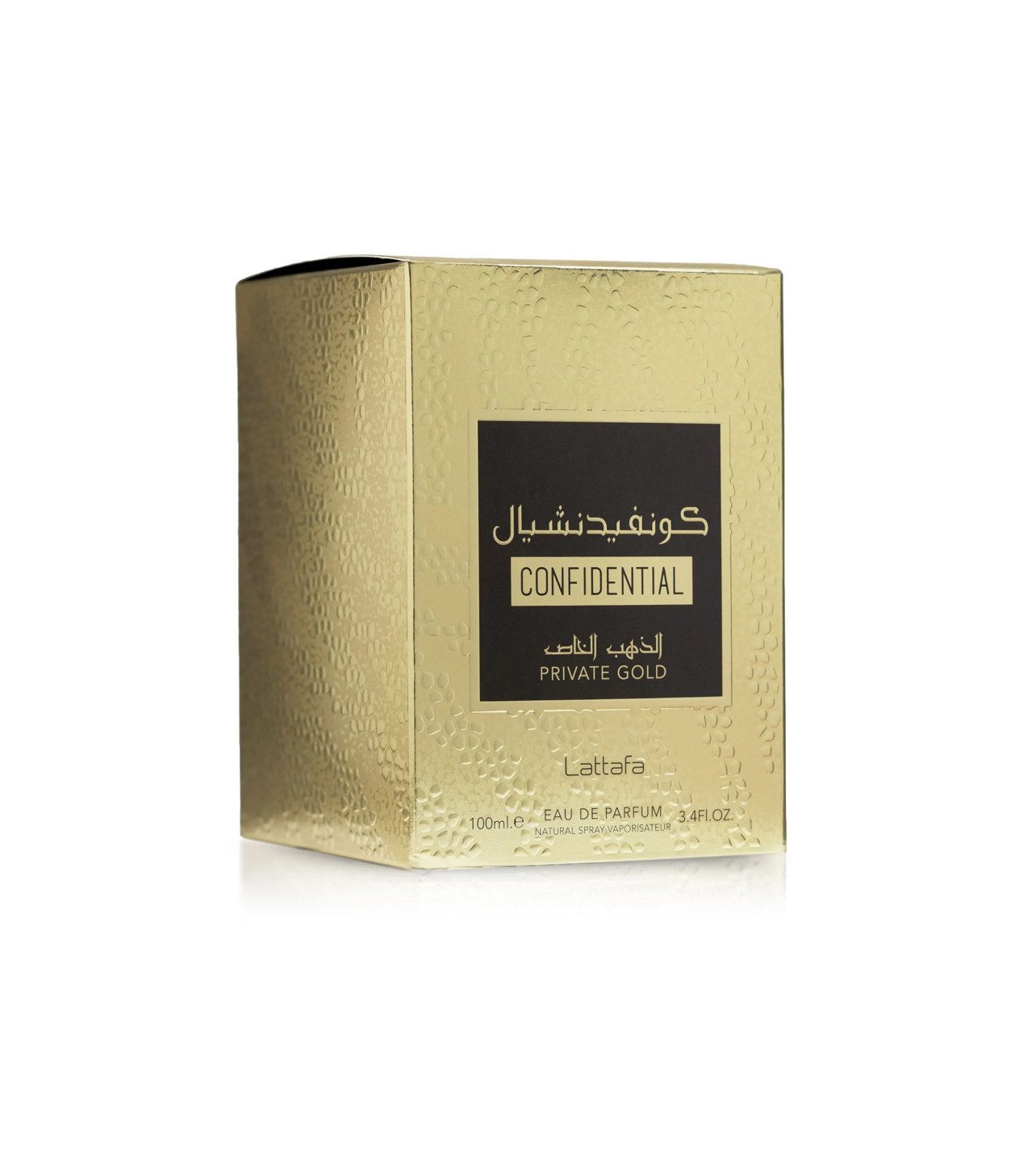 Lattafa Eau de Parfum Lattafa Confidental Private Gold Eau de Parfum 100 ml, Damenduft, 100% Original