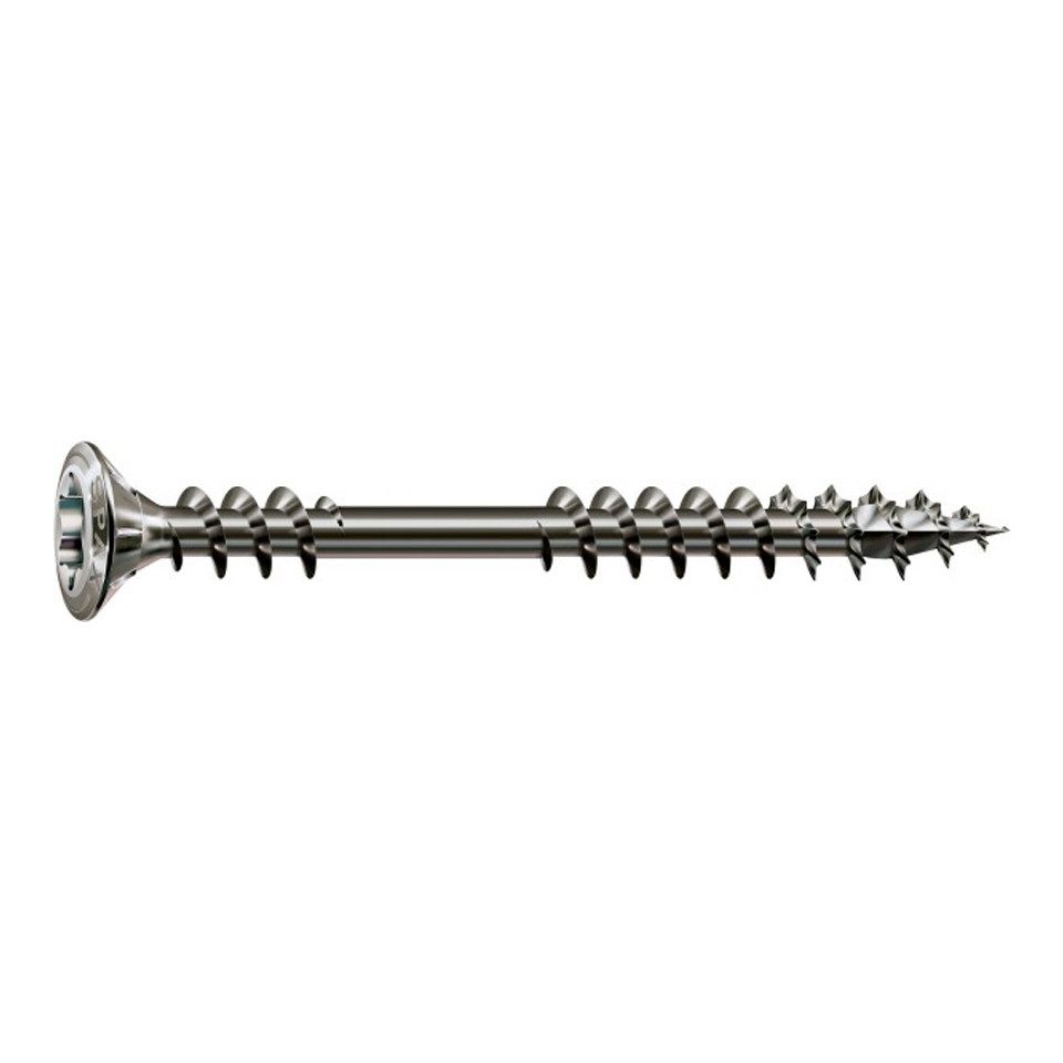SPAX Schraube SPAX Fassadenschraube, Linsensenkkopf, Fixiergewinde, Edelstahl A2