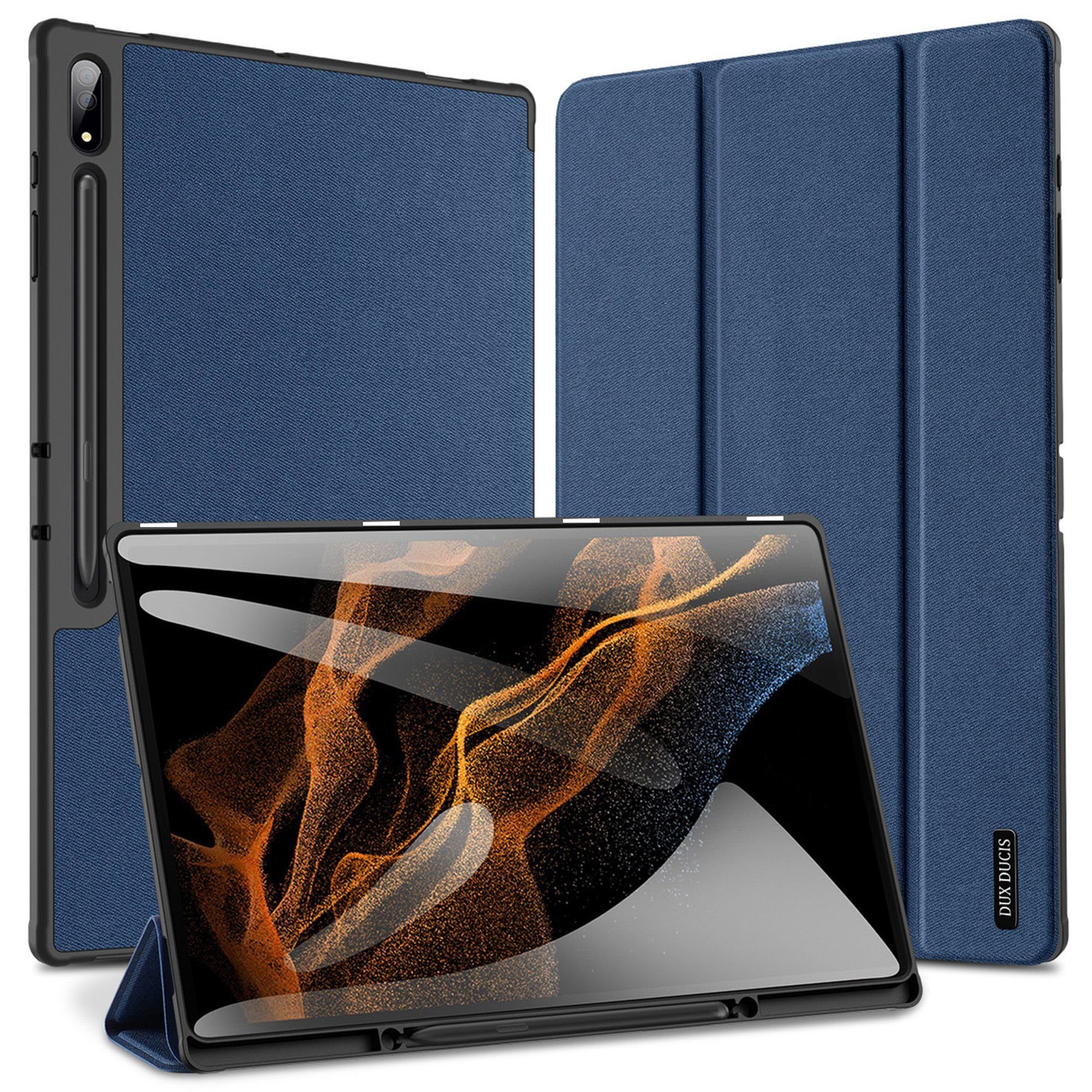 Dux Ducis Tablet-Hülle Domo Smart Sleep integrierte Standfunktion Samsung Galaxy Tab S10 Plus