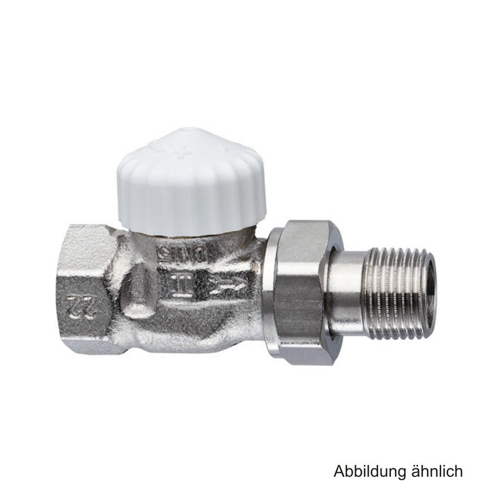 IMI Heimeier Heizkörper HEIMEIER Thermostat-Ventilunterteil V-exact II kurz, Durchg., DN15, ve
