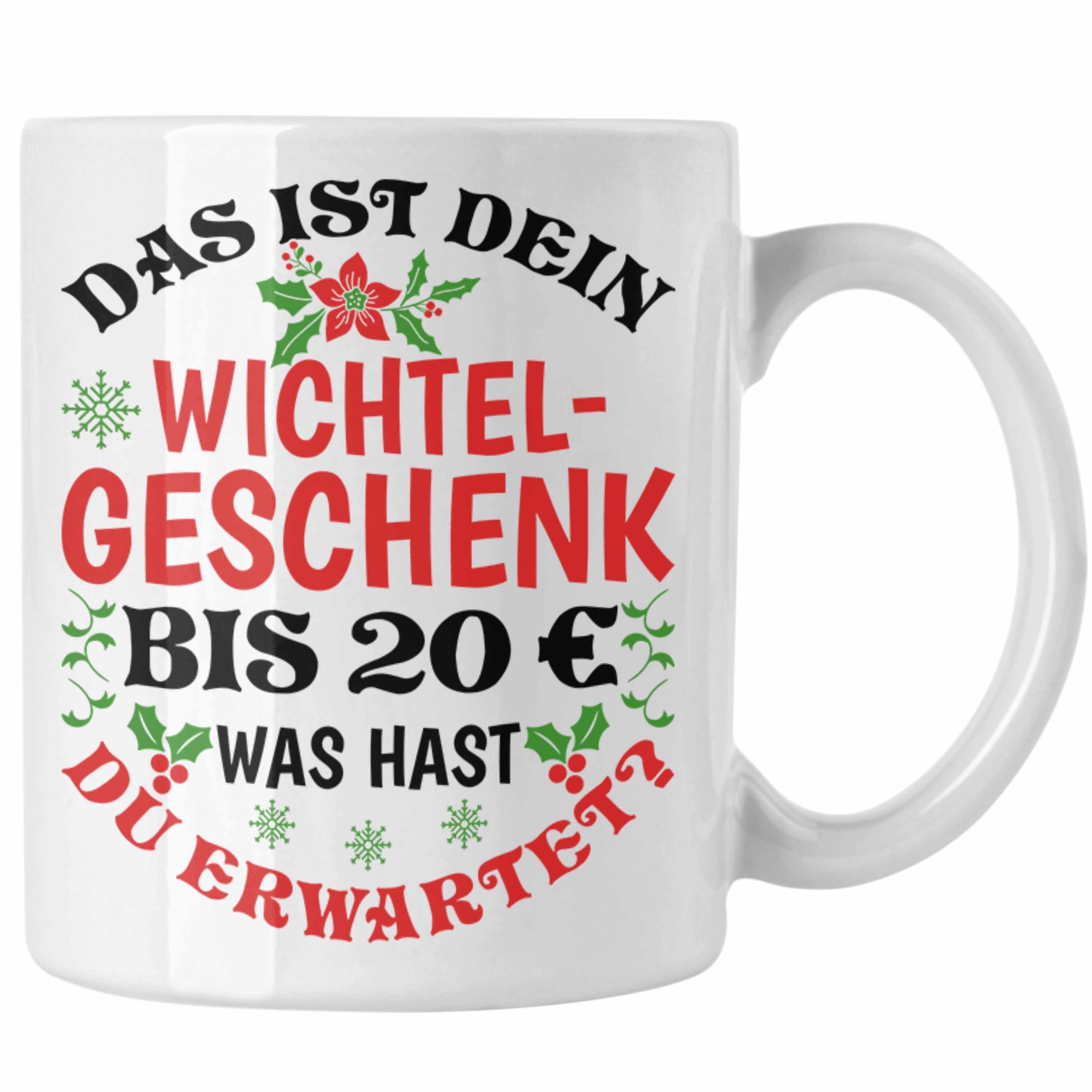 Trendation Tasse Wichtelgeschenk für 20 Euro Tasse Wichteln für Frauen Kollegen Wichtel