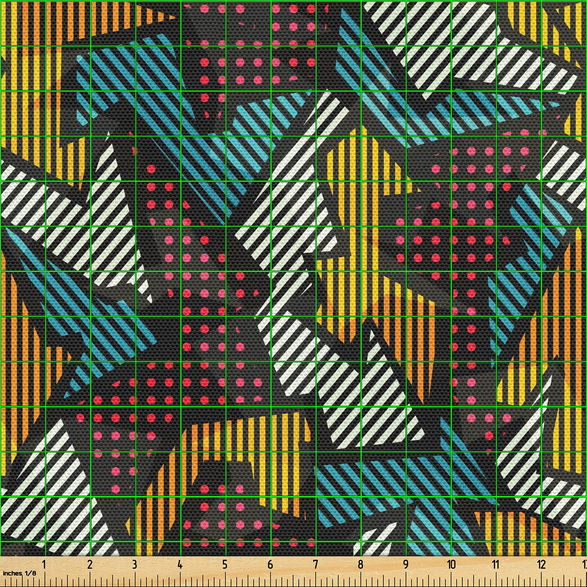 Thumbnail - Abakuhaus Stoff Schön Gewebten Stoff für Polster und Wohnaccessoires, Geometrisch Abstrakt Urban Design