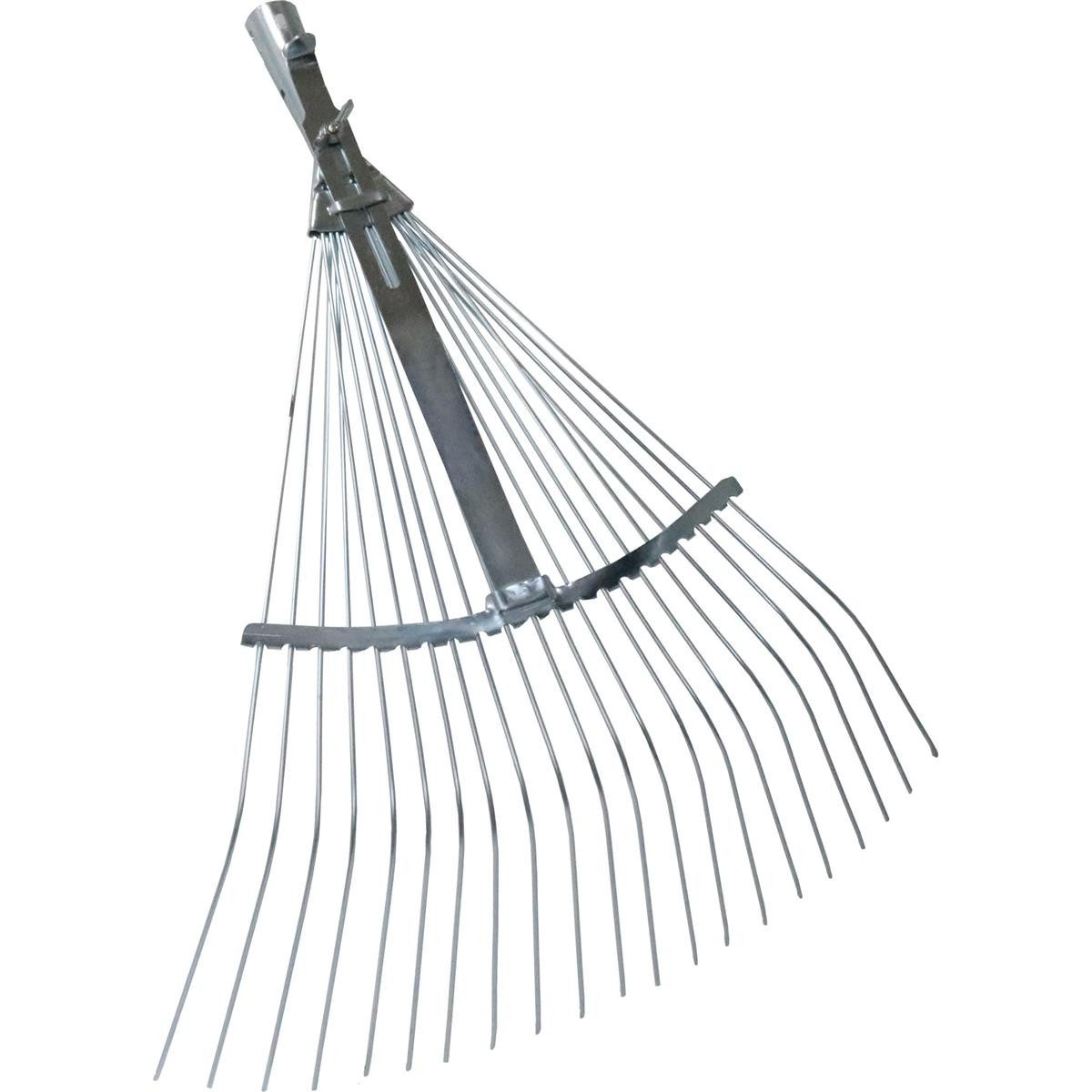 Triuso Fächerbesen Profi Fächerbesen mit 21 Zinken verstellbar, (1-tlg), mit 21 Zinken, verstellbar