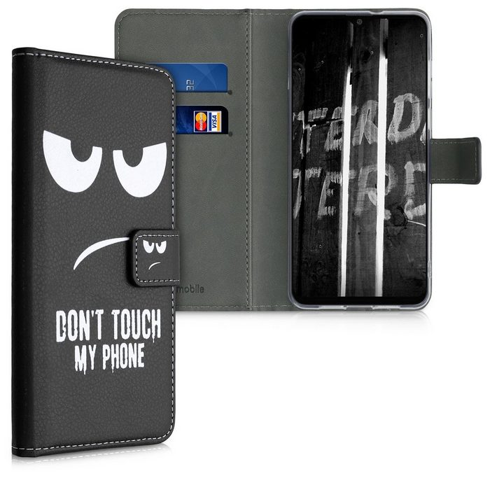 kwmobile Handyhülle Wallet Case für Blackview A80 Pro (2020) Hülle mit Ständer Kartenfächer - Handyhülle