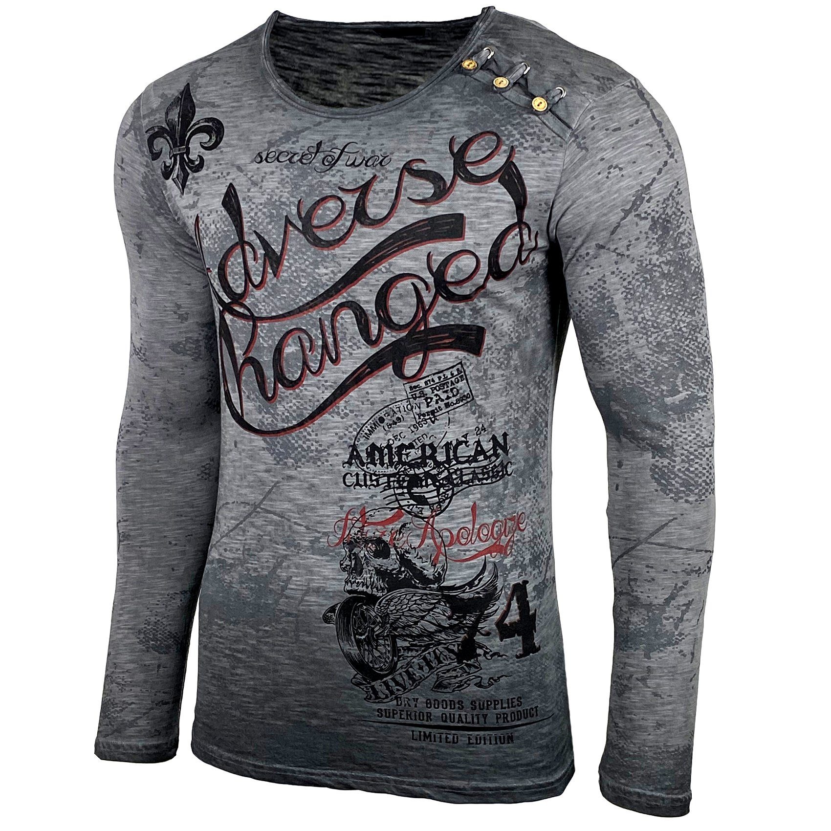 Baxboy Longshirt Baxboy Herren Longsleeve Langarmshirt günstig online kaufen