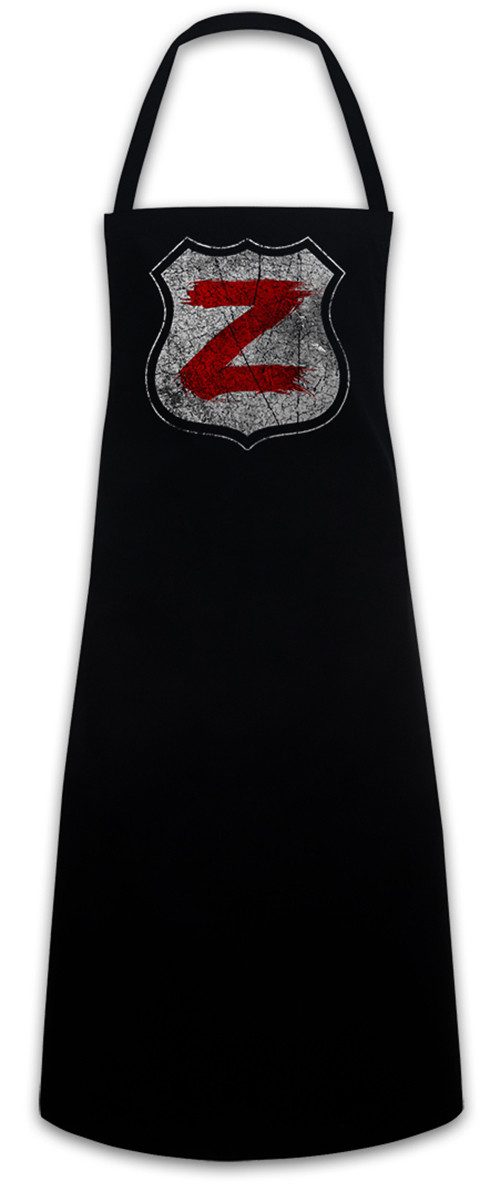 Urban Backwoods Kochschürze Z Shield Grillschürze Zombie Sign Logo Symbol Nation Roberta Warren