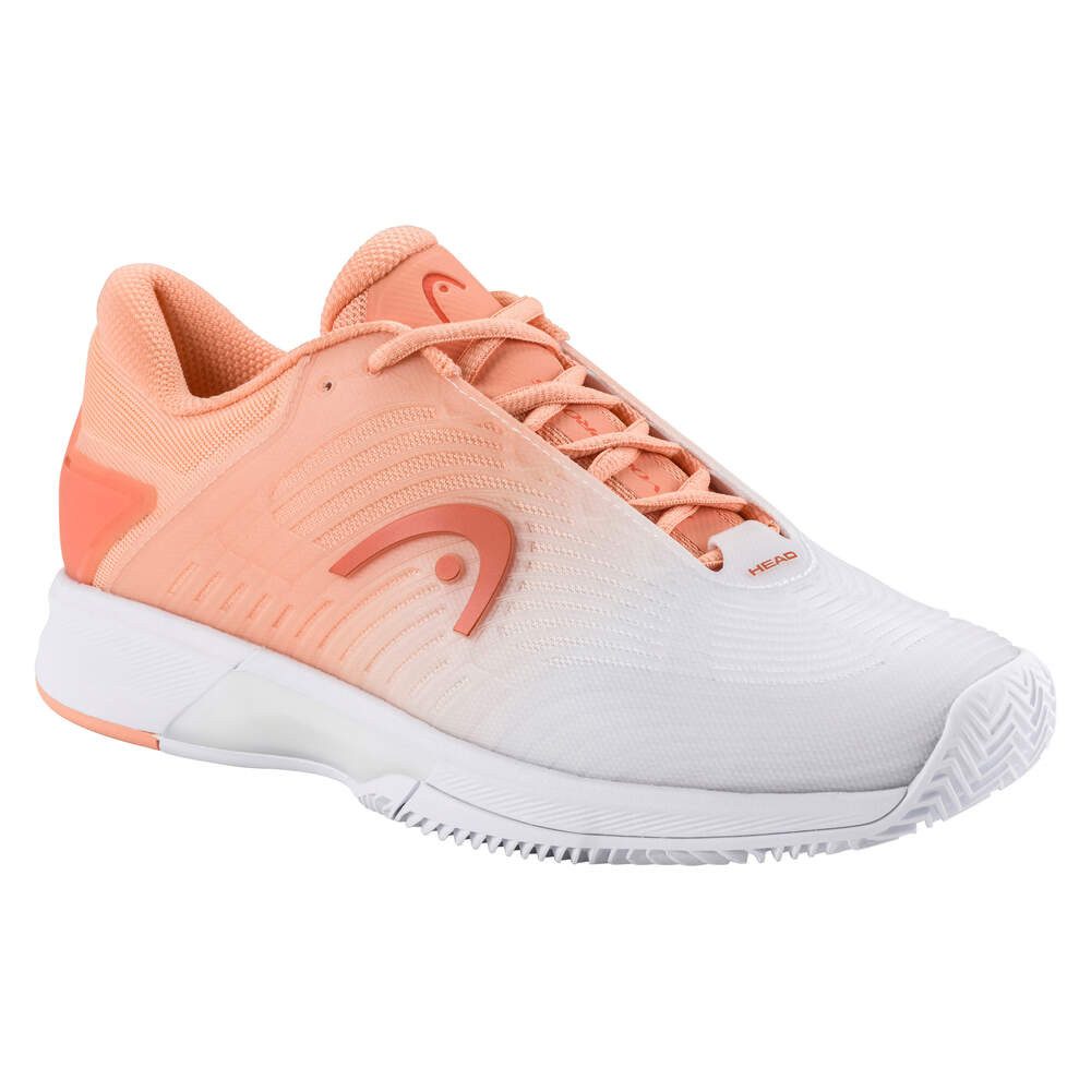 Head Revolt Pro 4.5 Clay/Sandplatz 2025 coralorange/weiss Damen Tennisschuh