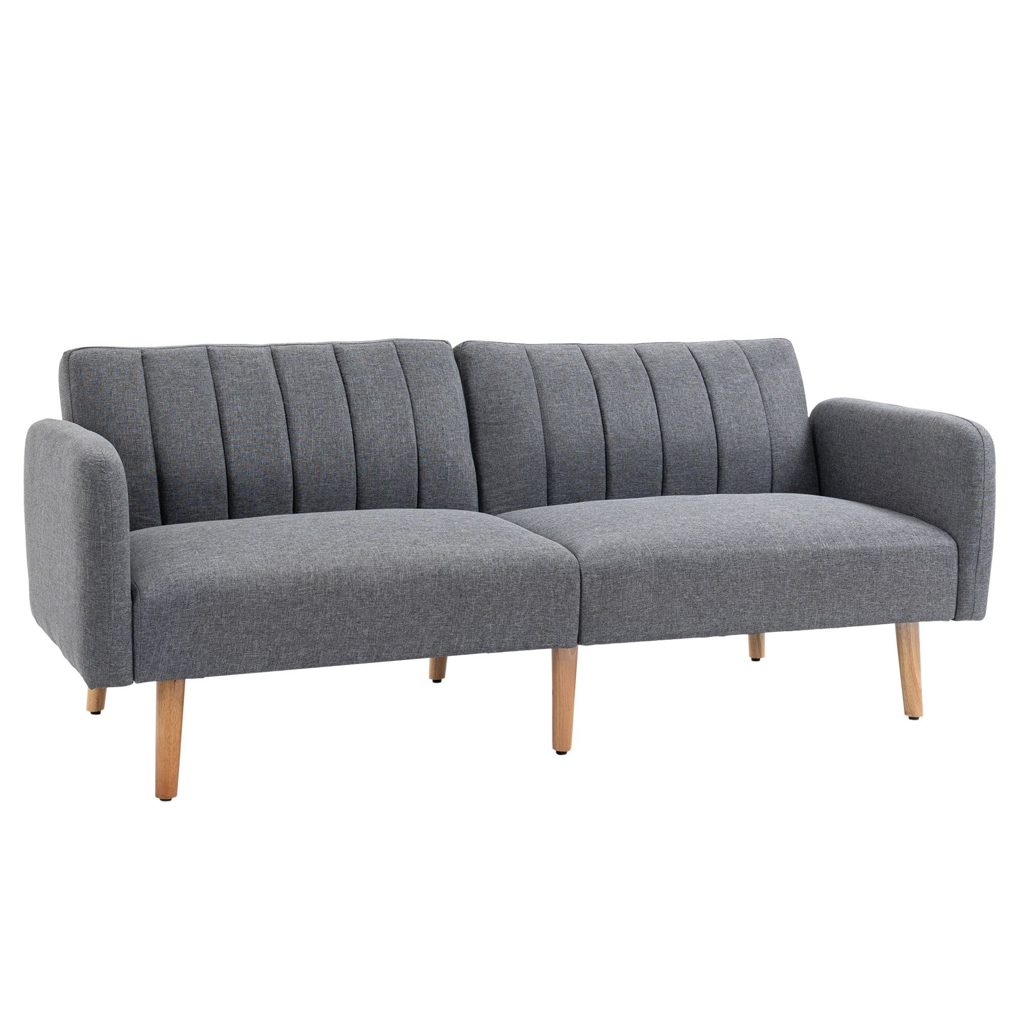 HOMCOM Schlafsofa 2-Sitzer Stoffsofa Bettsofa mit günstig online kaufen