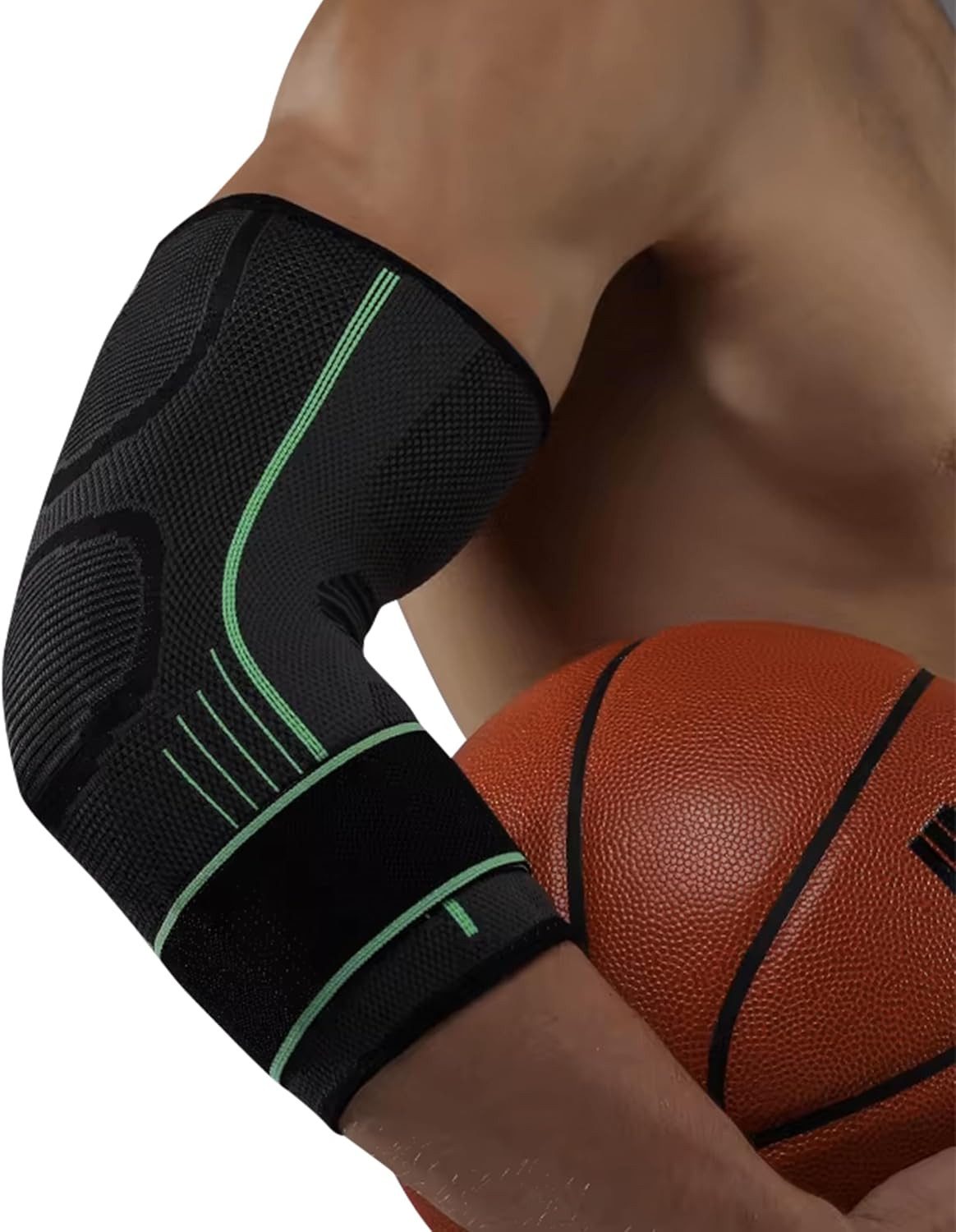 Endless Ellenbogenbandage Elbow Brace Verstellbarer Klettriemen, Entlastung der Muskeln (Compression Sleeve mit verstellbarem Klettverschlussband, 1-tlg., Perfekt für Fitnessstudio, Workout), Entlastung der Muskeln