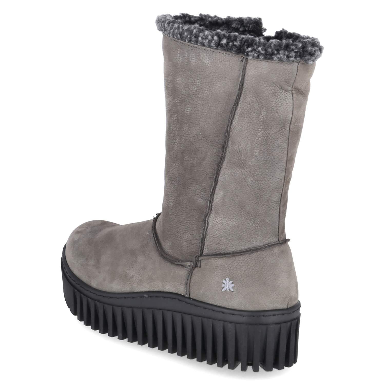 Art Art 1511 Nobuck Grey Damen Rauleder grey Winterstiefel