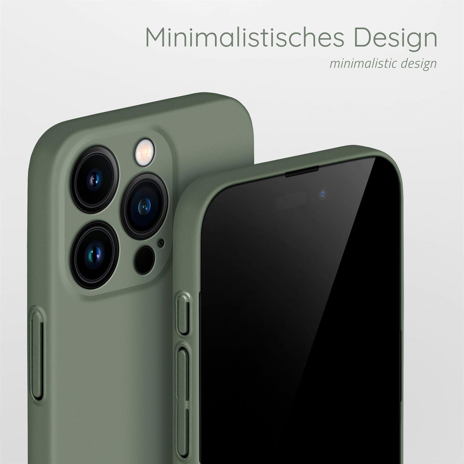 moex Handyhülle moex® Alpha Case für Apple iPhone 16 Pro, Hülle ultra dünn, Hardcase Back Cover, Schutzhülle Minimalistisch