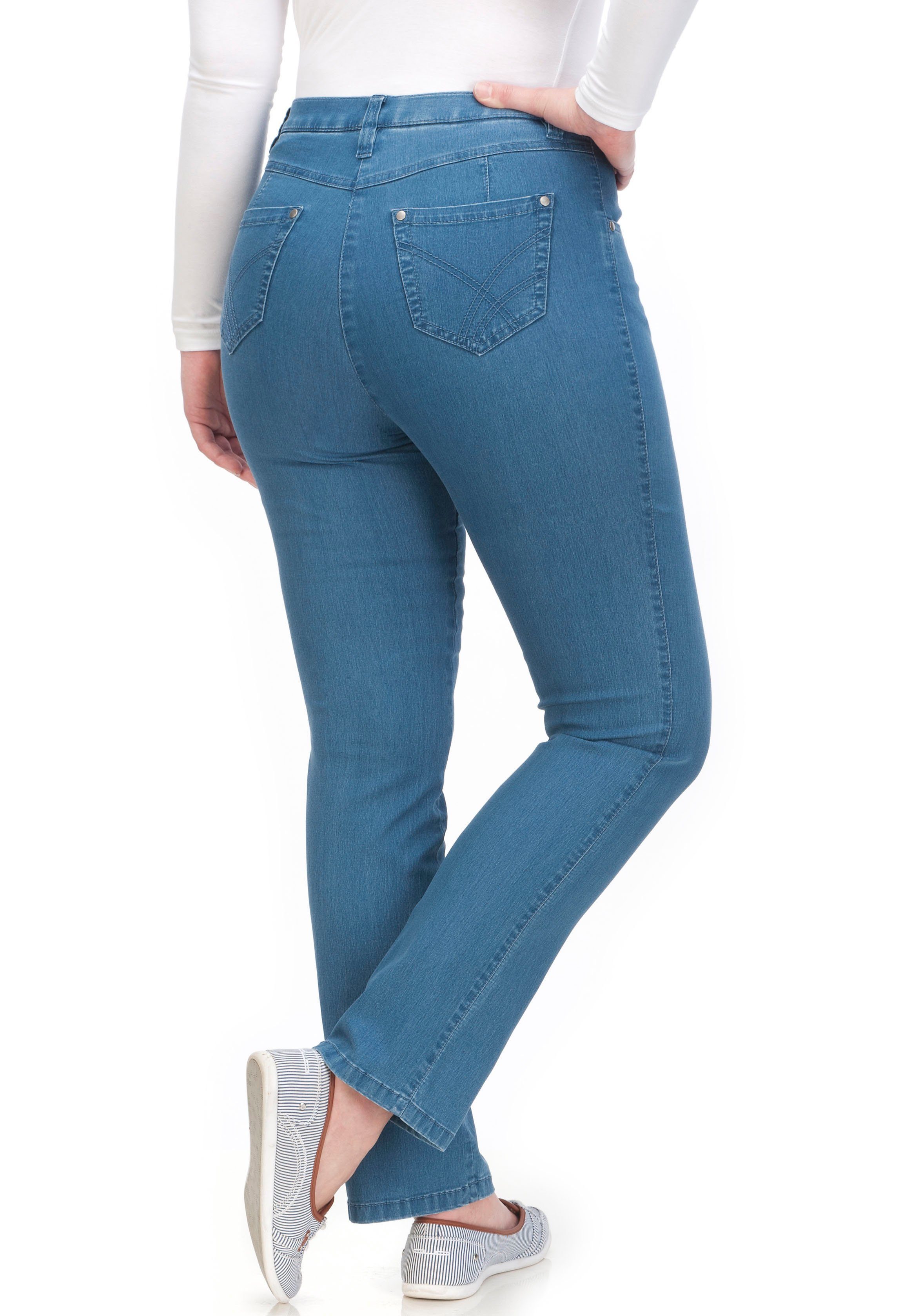 KjBRAND Stretch-Hose Betty super Stretch bleached denim