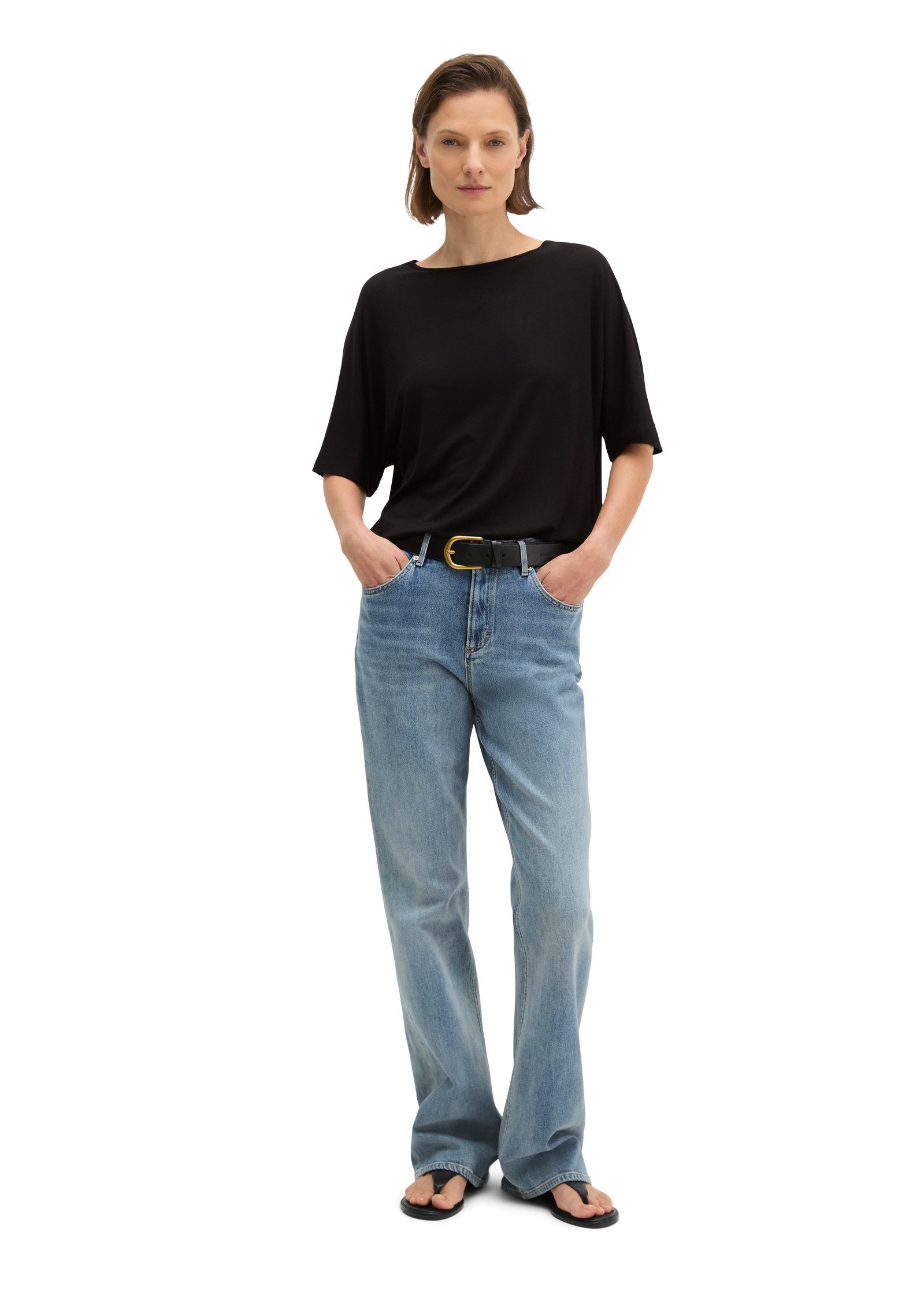 Marc O'Polo T-Shirt aus Viskose-Stretch-Jersey – Bild 5 von 5