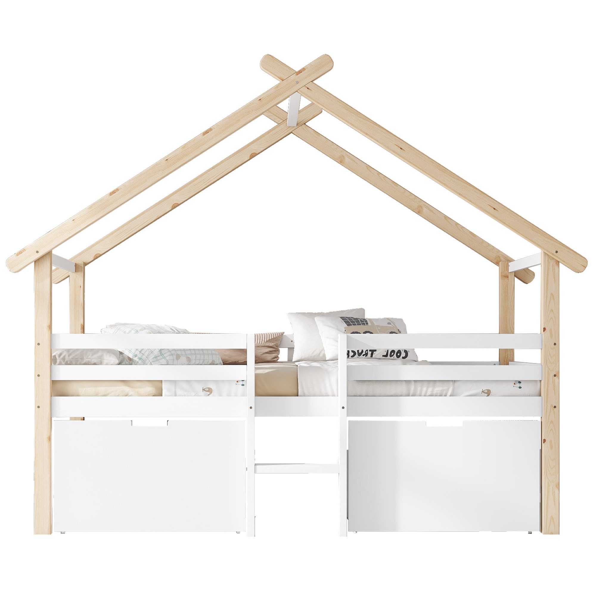 HAUSS SPOLE Kinderbett 90x200cm Hausbett mit günstig online kaufen