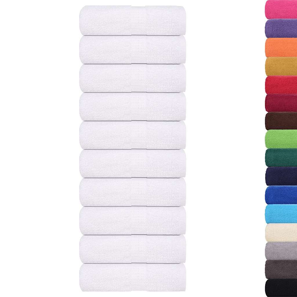 vidaXL Handtuch Seiftücher 50 Stk. Weiß günstig online kaufen
