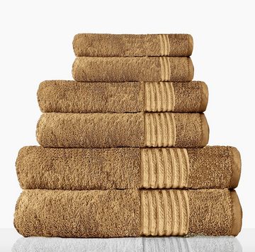 Sitheim-Europe Handtuch Set NEFERTITI Handtücher aus 100% ägyptischer Baumwolle 6-teiliges, ägyptische Baumwolle, (6-tlg), 100% premium ägyptische Baumwolle