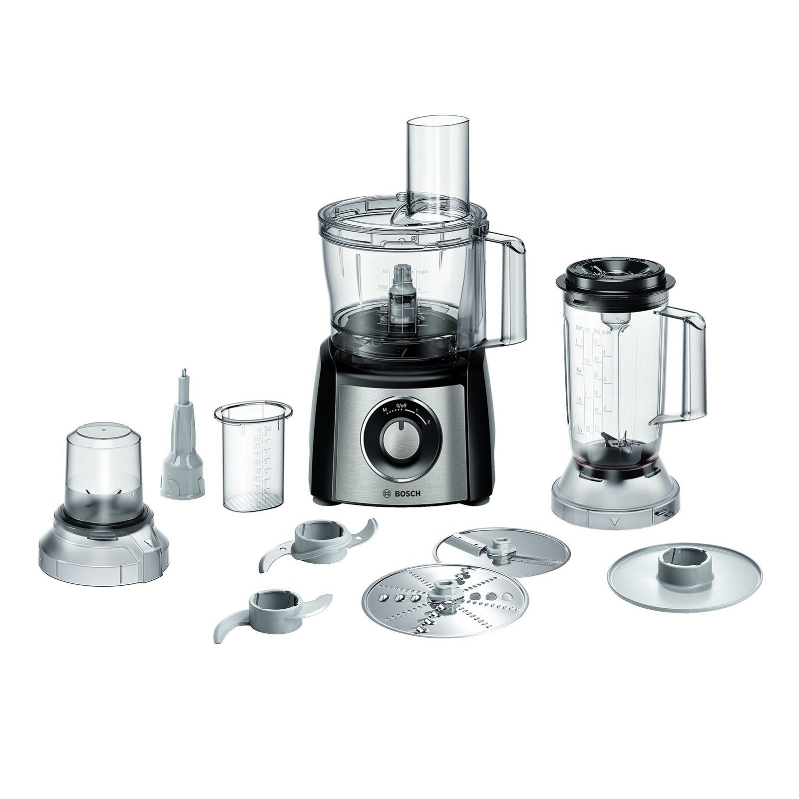 BOSCH Küchenmaschine MCM3PM386 Multi Talent 3 Plus Küchenmaschine, 900 W, 2.3 l Schüssel