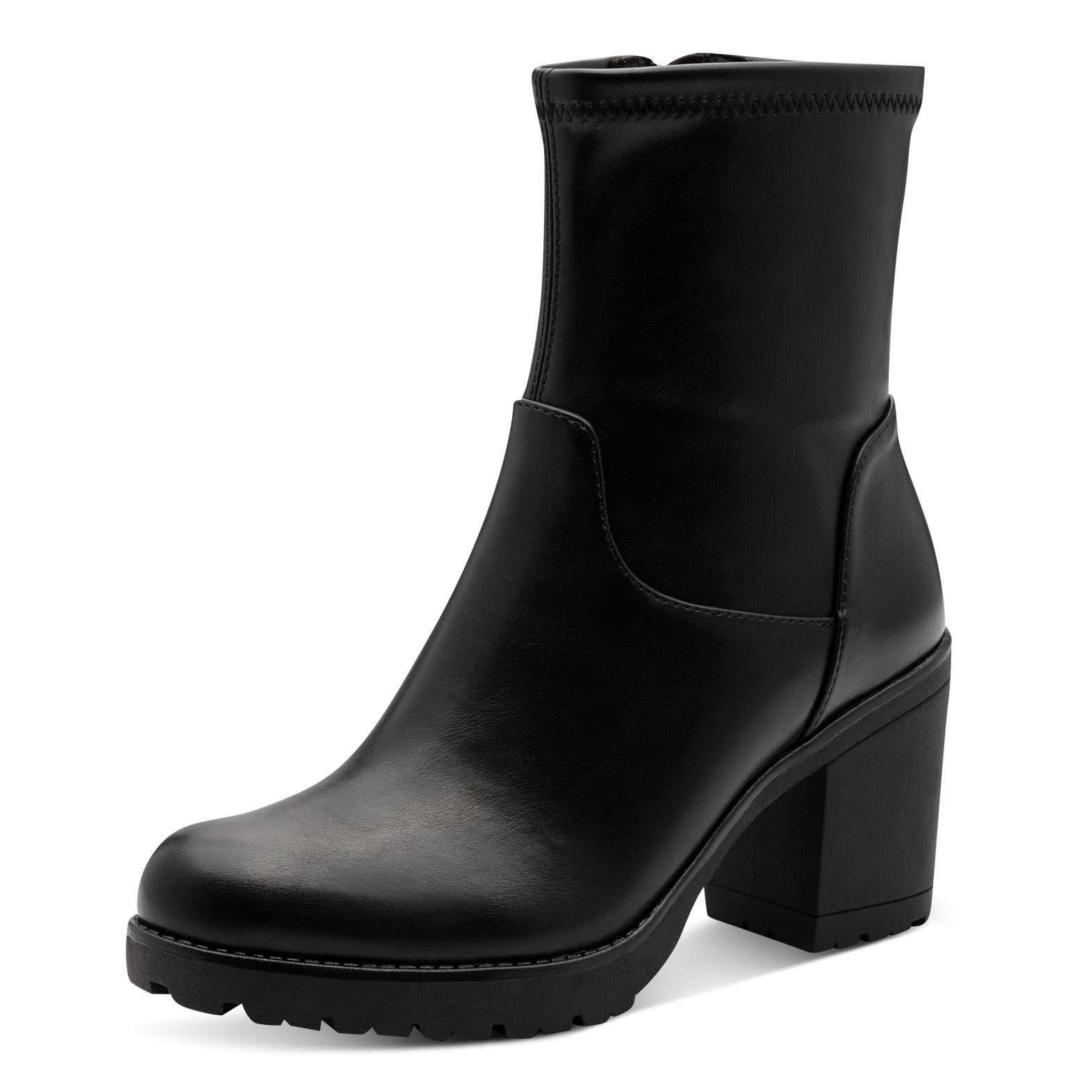 MARCO TOZZI Stiefelette Ankle Boots mit weichem Stretch-Schaft und Innenreißverschluss