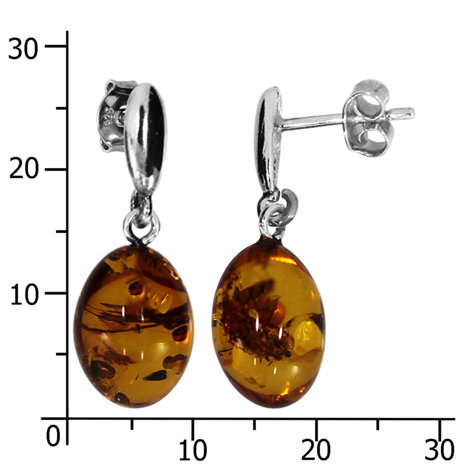 OSTSEE-SCHMUCK Paar Ohrhänger Ostsee-Schmuck Ohrhänger Olive Ohrhänger Oliv günstig online kaufen