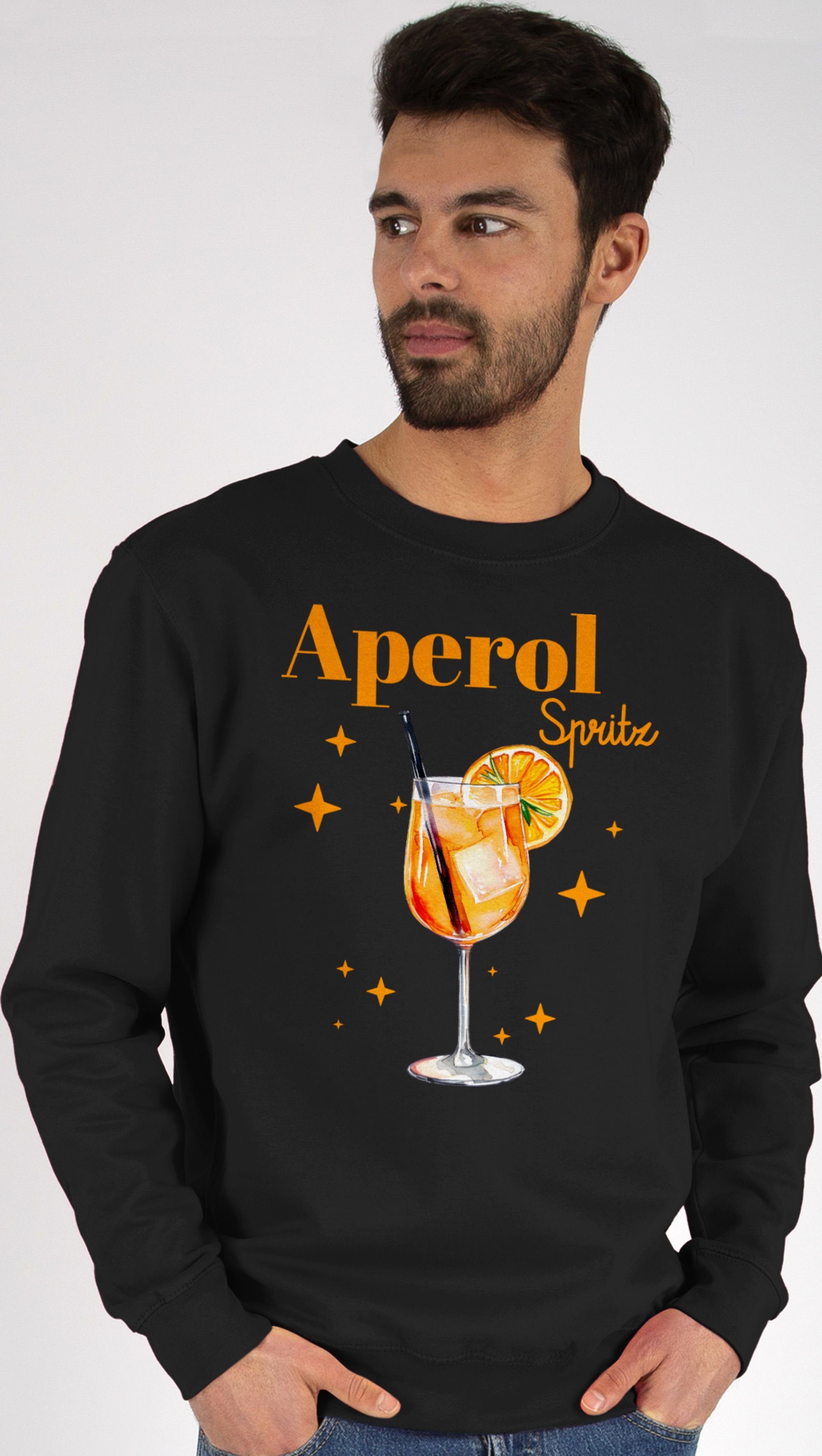 Sweatshirt Aperol Spritz Kostüm I Aperoli I Aperollin Freundin Spritztour