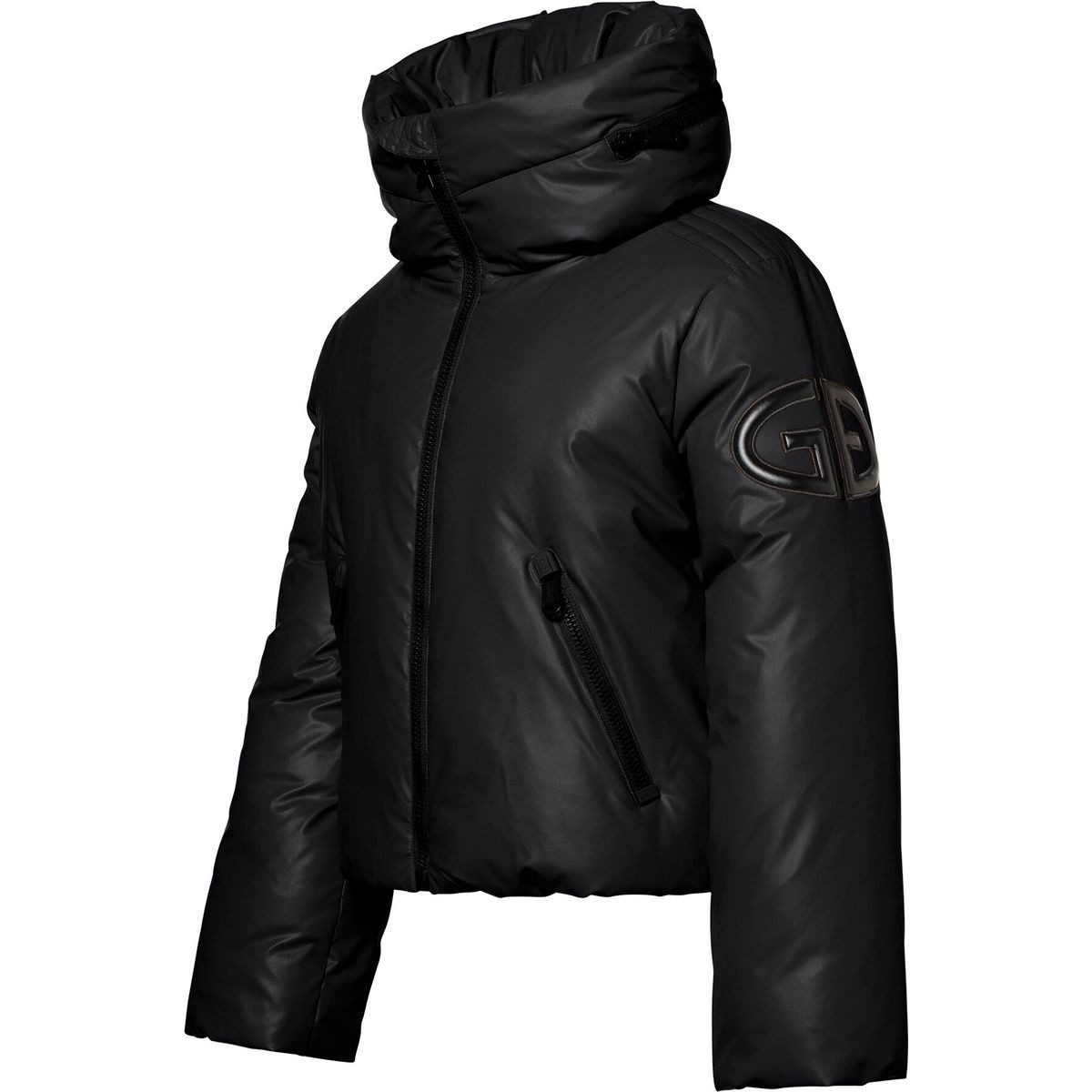 Goldbergh Skijacke Nero Ski Jacket Luxuriöse Skijacke mit Pailletten, winddichtem Design und recyceltem