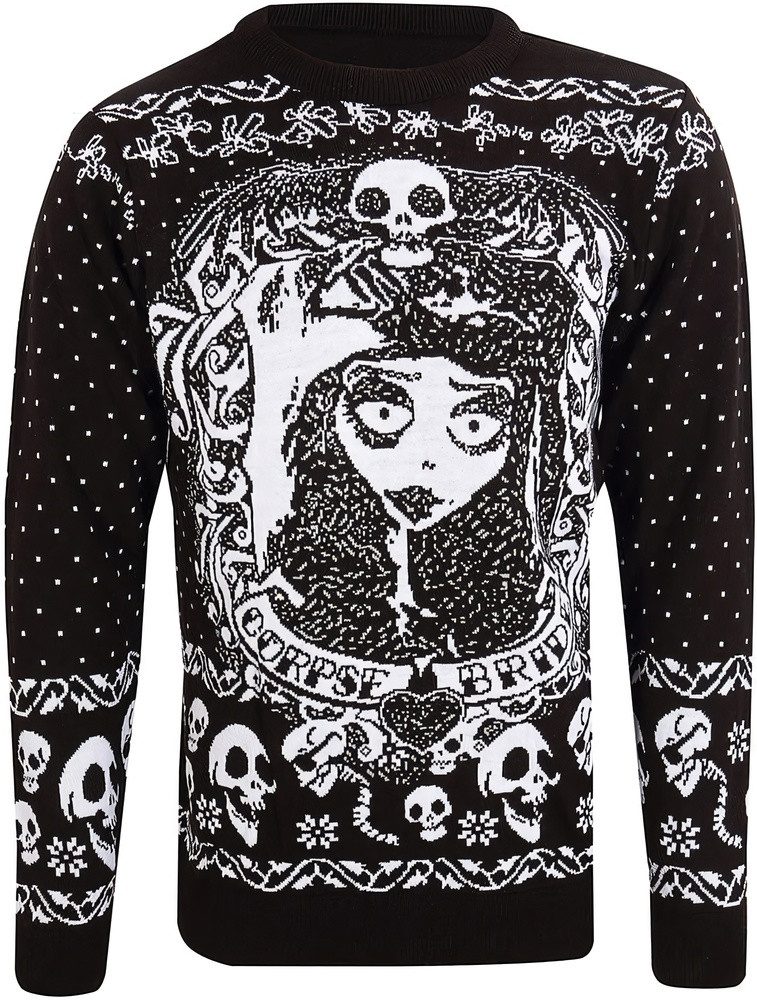 Corpse Bride Rundhalspullover Skulls Jumper