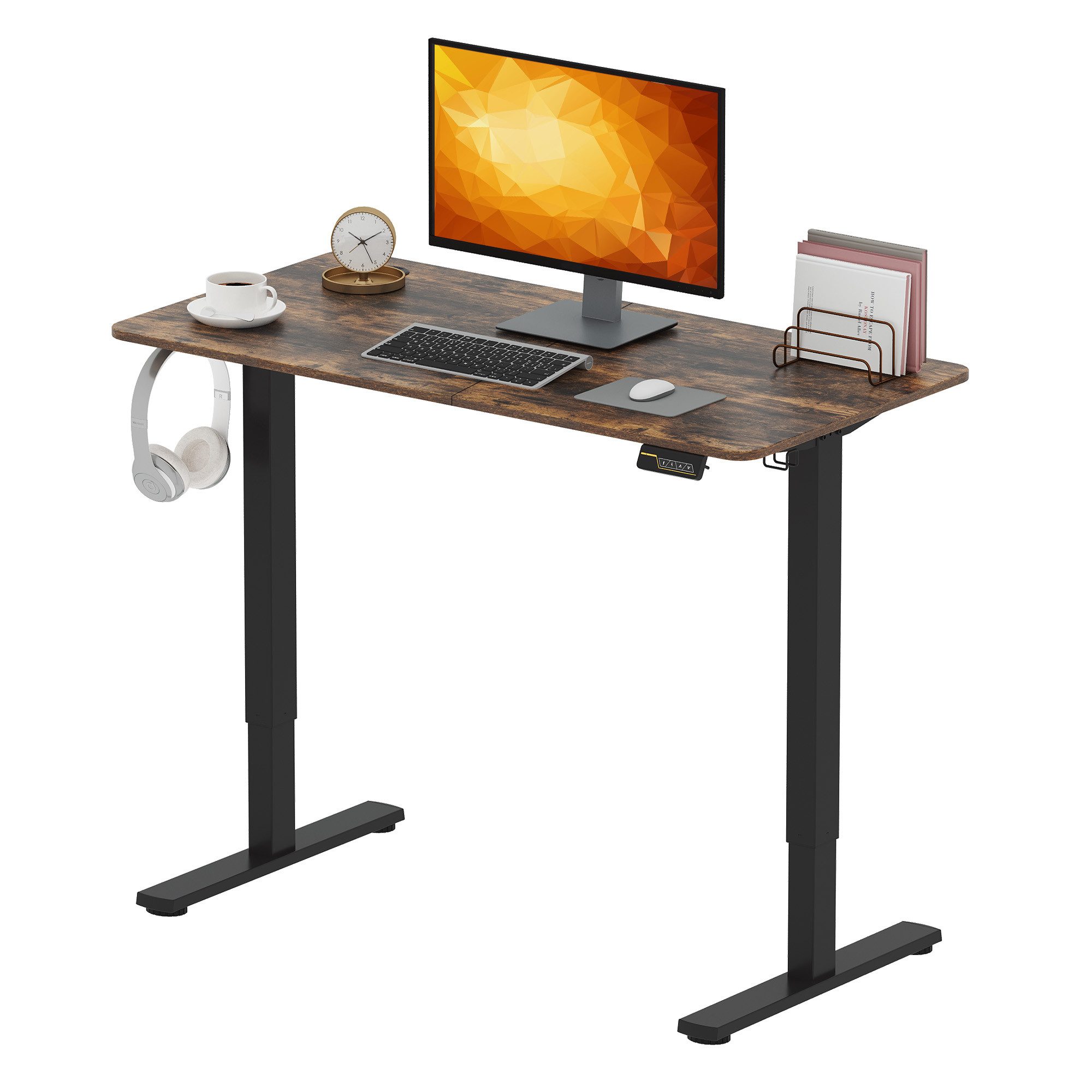 SANODESK Schreibtisch Elektrisch höhenverstellbarer Schreibtisch (2-Fach-Te günstig online kaufen