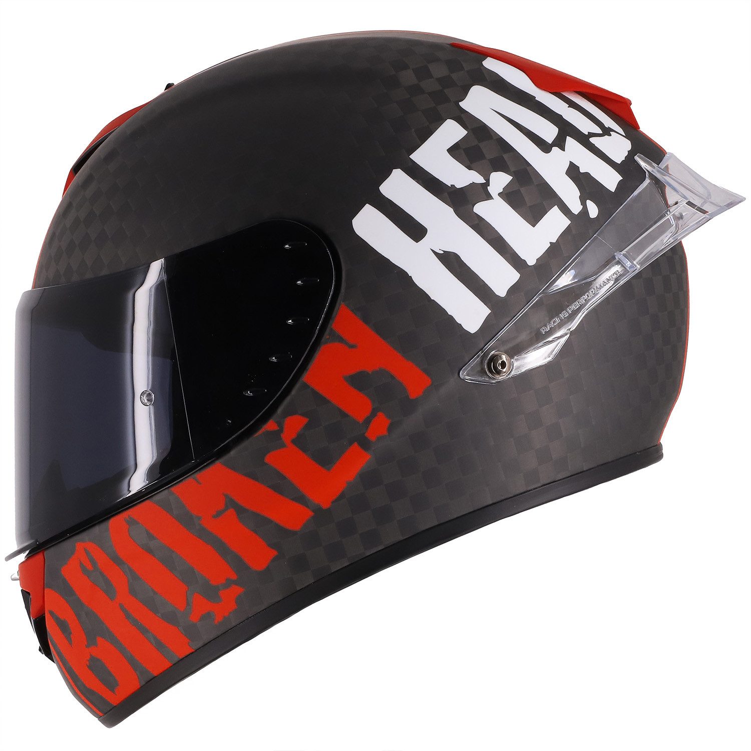 Motorradhelm BeProud Race Pro Carbon Red