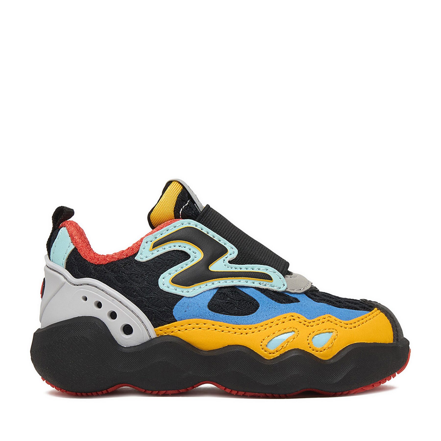Shaq Shaq Boy Sneakers Bunte SHAQ-EO-REIGN AQ95055T-BZ MIX Weiß Sneaker – Bild 5 von 5