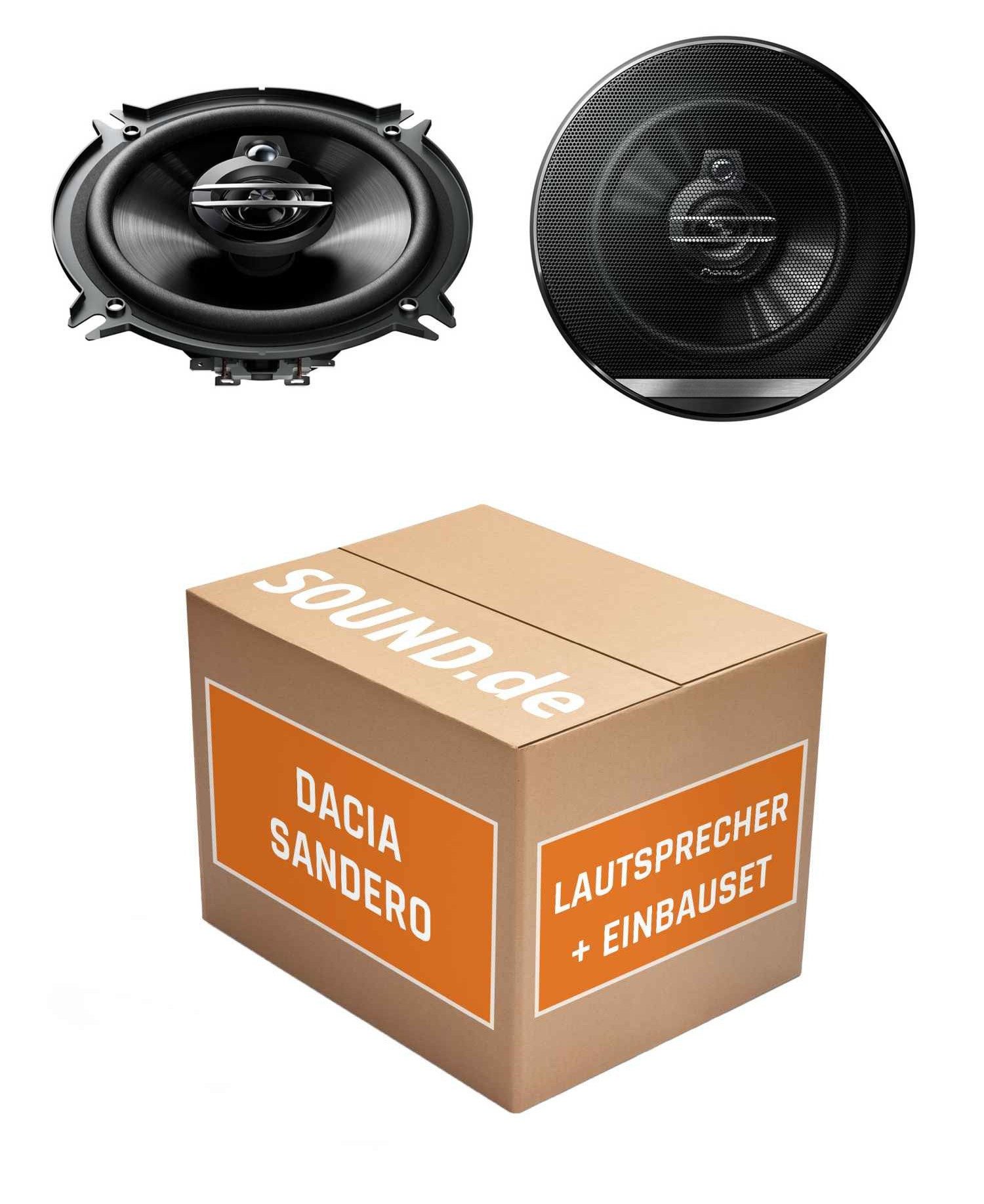JUST SOUND best choice for caraudio Lautsprecher Boxen Set Pioneer TS-G1330F Dacia Sandero 1. Generation Auto-Lautsprecher (35 W, 13 cm)