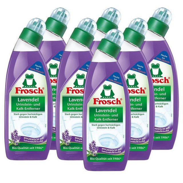 FROSCH 7x Frosch Lavendel Urinstein- und Kalk-Entferner 750 ml – Hygienisch m WC-Reiniger
