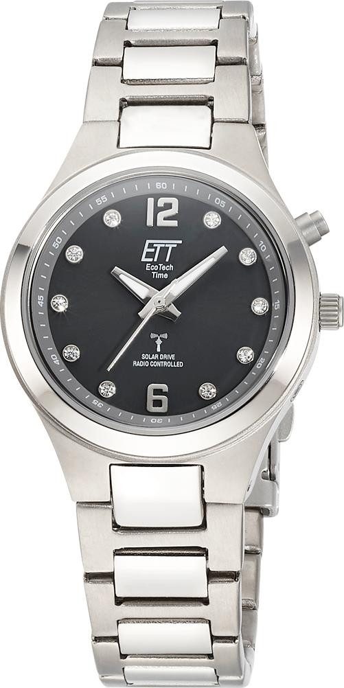 ETT Eco Tech Time Quarzuhr Solar Drive Funk Everest II Damenfunkuhr
