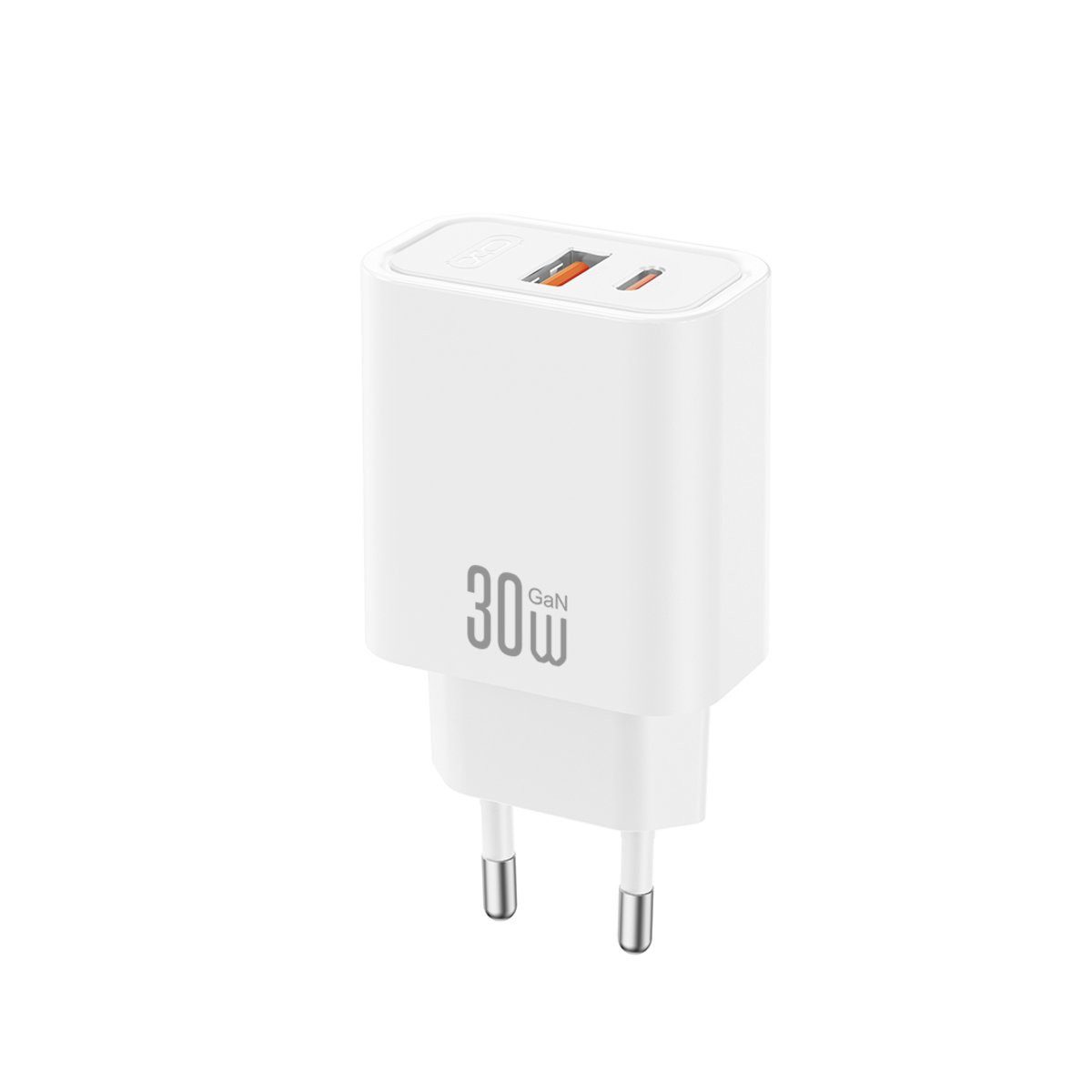 XO XO Wandladegerät CE42 PD 30W 1x USB-C 1x USB weiß Smartphone-Ladegerät