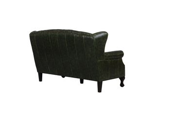 Salottini Polstergarnitur XL Elite Chesterfield LEEDS Deluxe Sofagarnitur 3/2/1 & Hocker