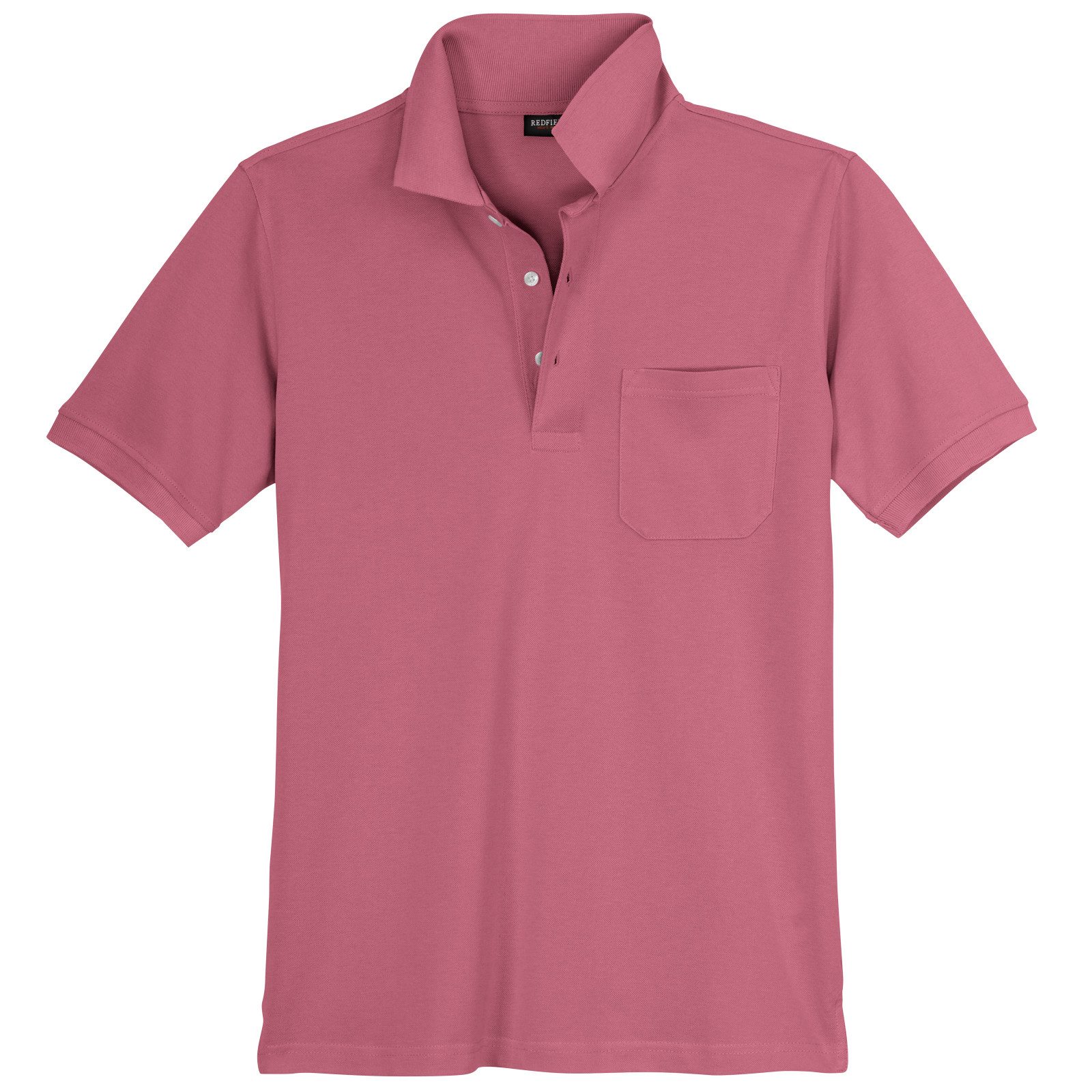 Poloshirt Redfield Ralph Übergrößen Poloshirt dunkelrosa