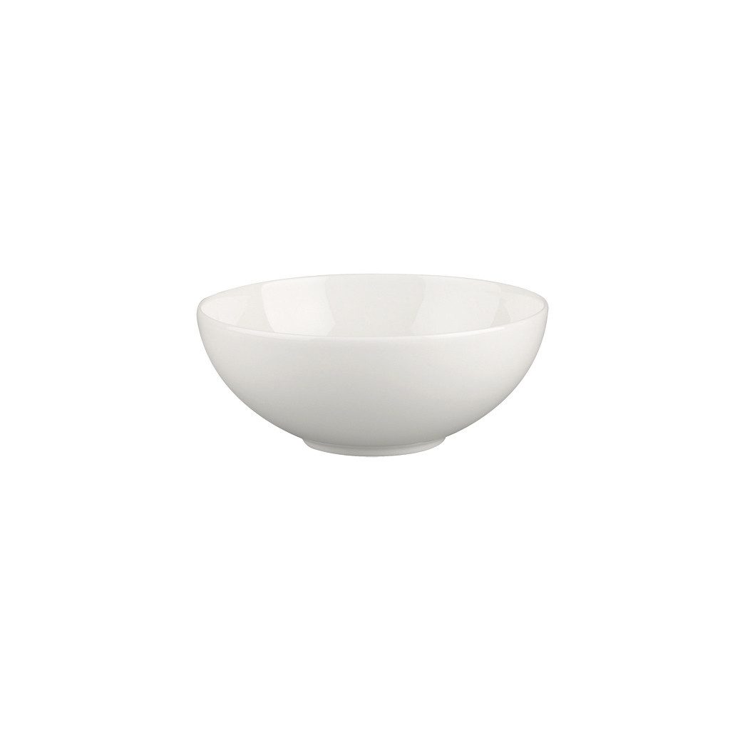 Villeroy & Boch Signature Müslischale White Pearl Dessertschale, Porzellan, (1-tlg), Premium Bone Porcelain, mikrow.- & spülm.sicher, Made in Germany
