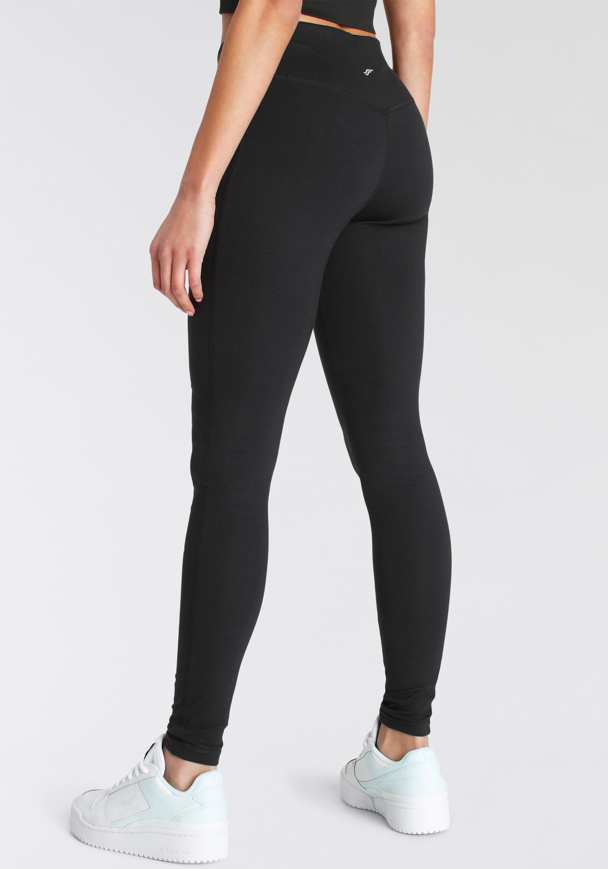 Slim Leggings Comfort 2-tlg., FAYN 2er-Pack) mit SPORTS (Packung, breitem Bündchen