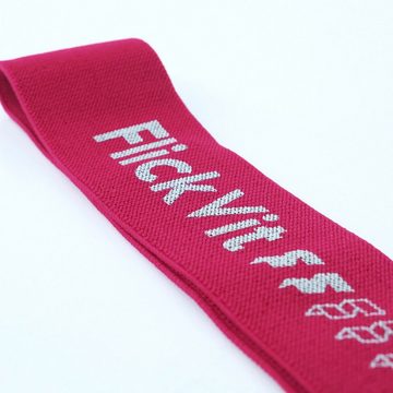FlickVit Trainingsbänder Fitnessbänder Set, Textil-Fitnessband waschbar, für Ganzkörpertraining geeignet