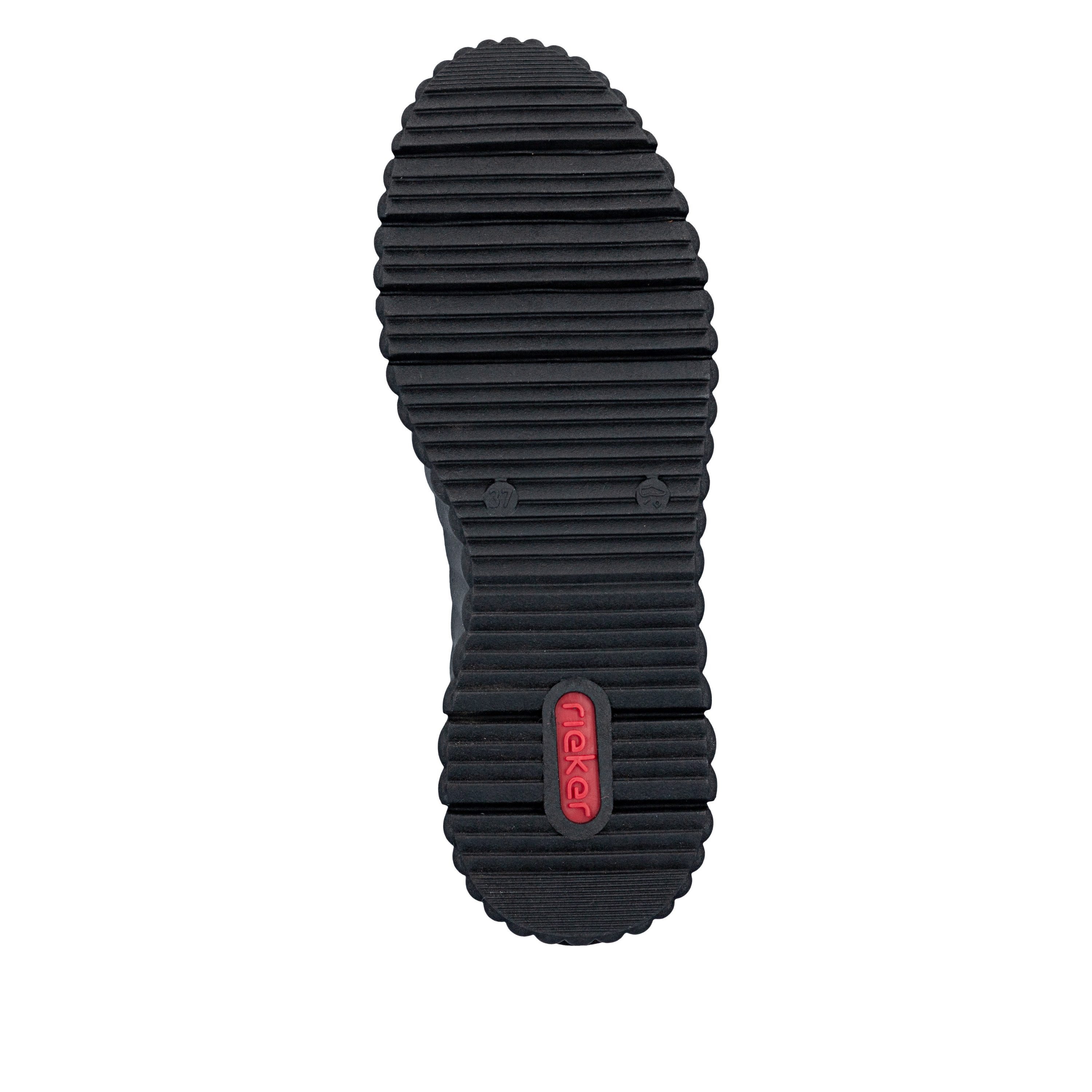 Rieker Plateausneaker Freizeitschuh, Halbschuh, Schnürschuh mit Plateausohle