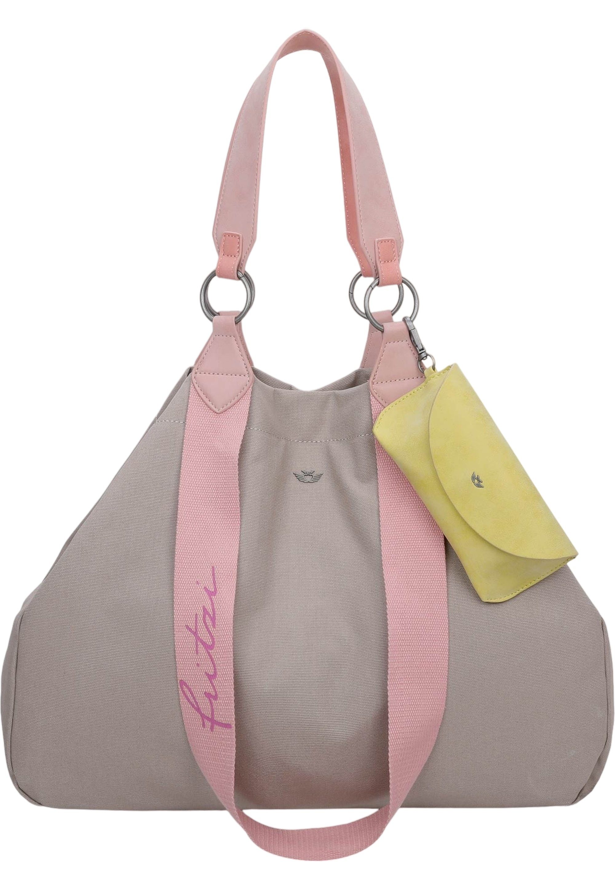 Fritzi aus Preußen Henkeltasche beige Izzy, veganen aus Materialien