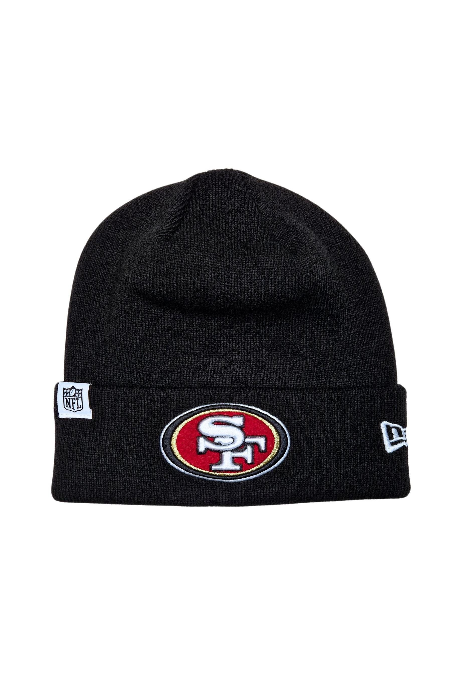 New Era Beanie San Francisco 49ers NFL Loop Label Knit Schwarz Beanie New Era (1-St)
