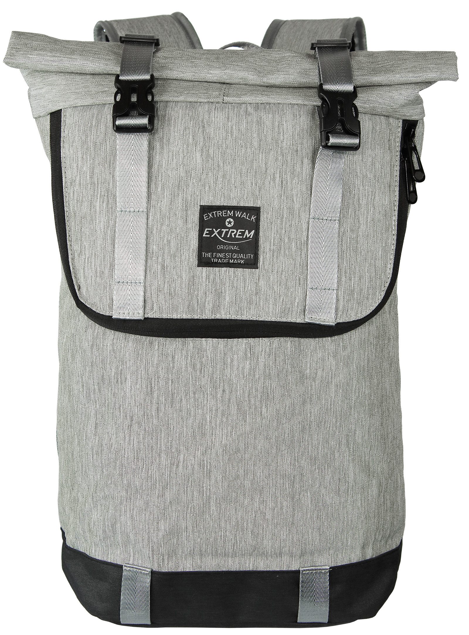 BAG STREET INTERNATIONAL Freizeitrucksack Damen Rolltop-Rucksack Daypack mit Tabletfach, gepolstert, 18 Liter, mit Tabletfach