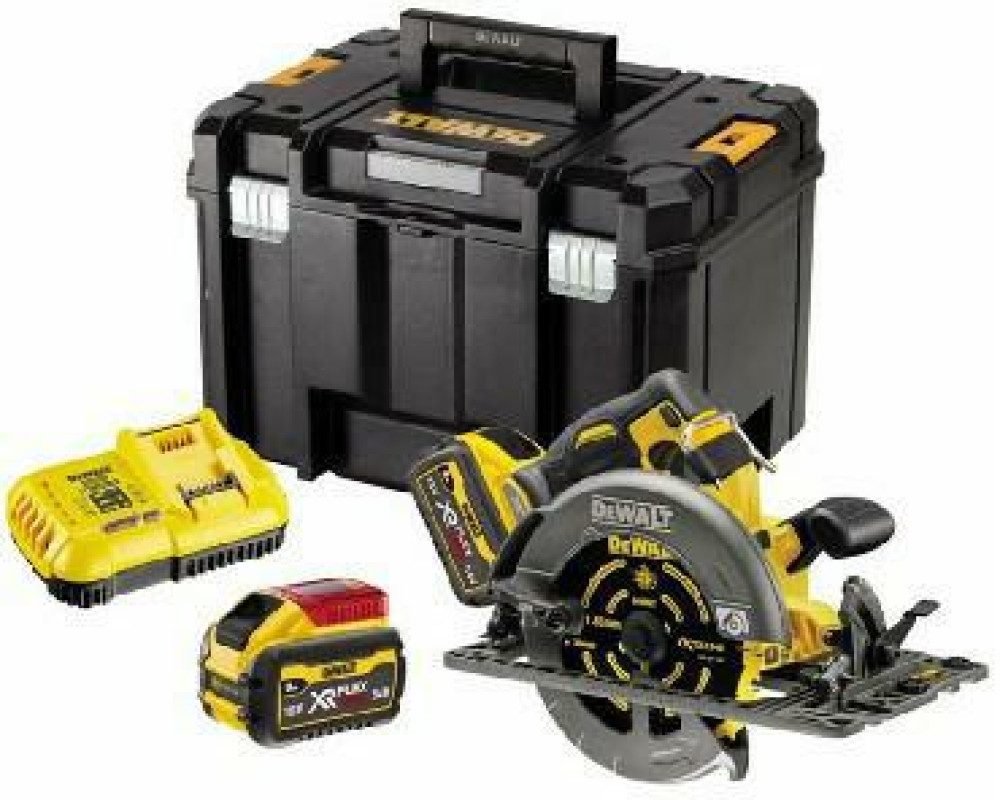 DeWalt Akku-Handkreissäge DEWALT Akku-Kreissäge 54V 190mm DCS579X2 FLEXVOLT 2x9/3,0Ah