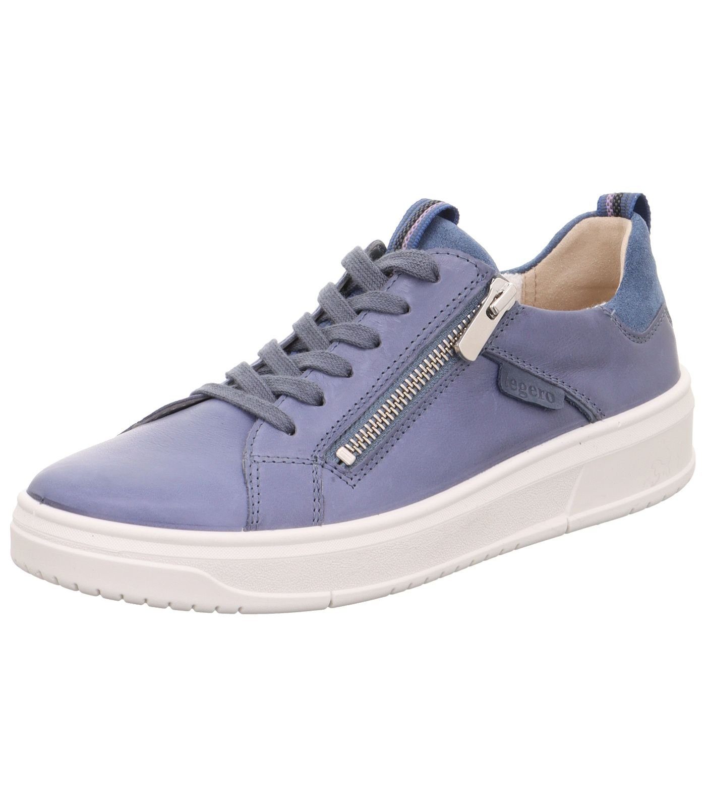 Sneaker Sneaker Blau Nappaleder Legero